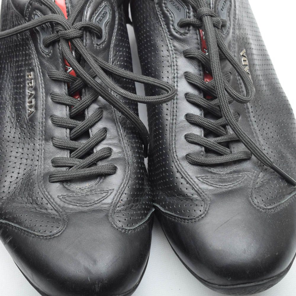Mens Prada Leather Sneakers
