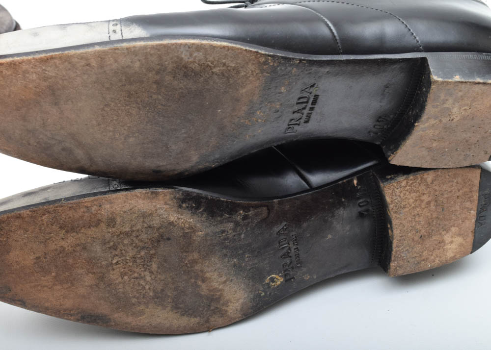 Men's Dolce & Gabbana and Prada Dress Shoes