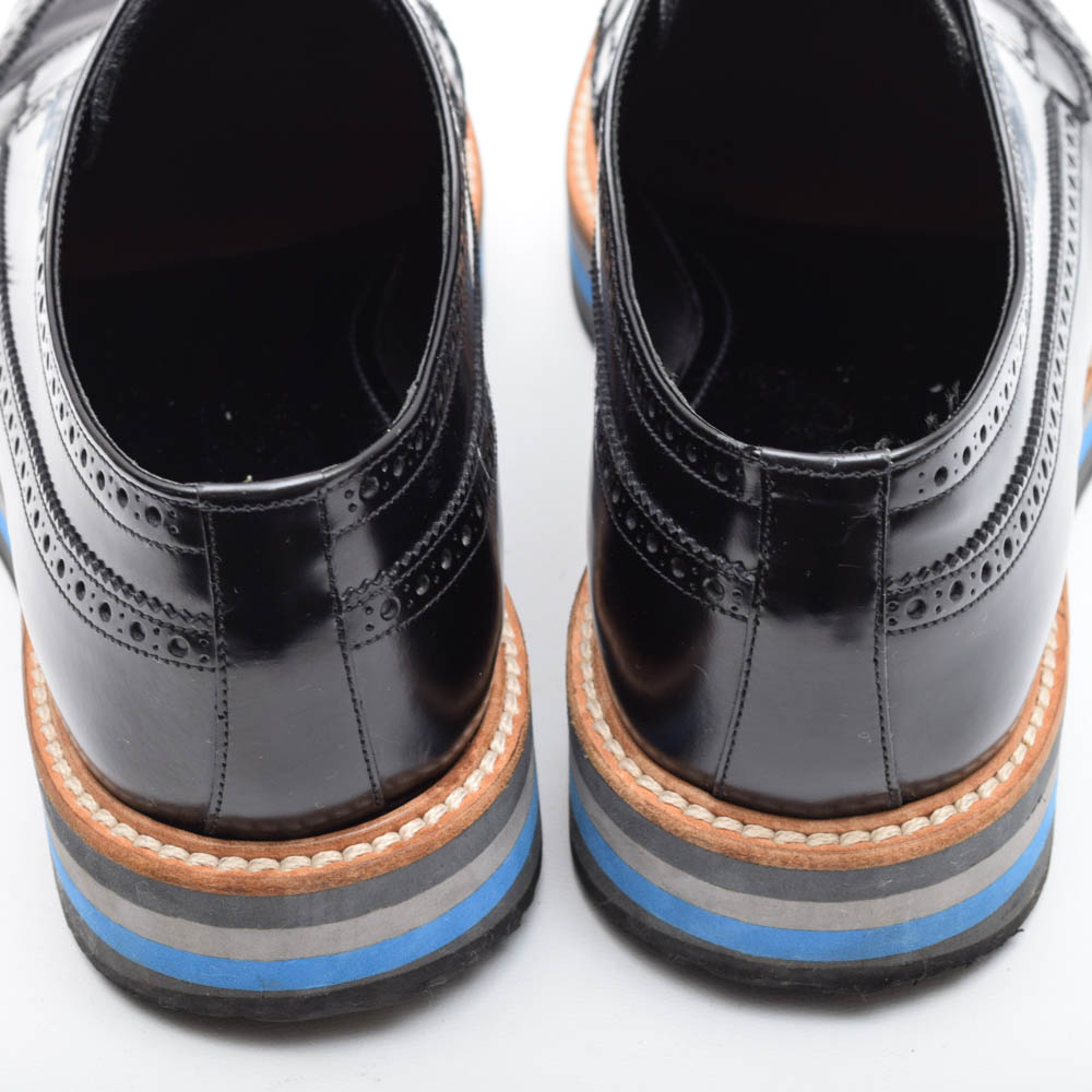 Men's Prada Wingtip Oxford Platform Brogues