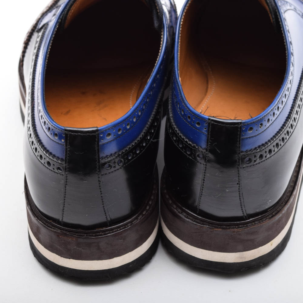 Men's Prada Wingtip Oxford Platform Platform Bluchers