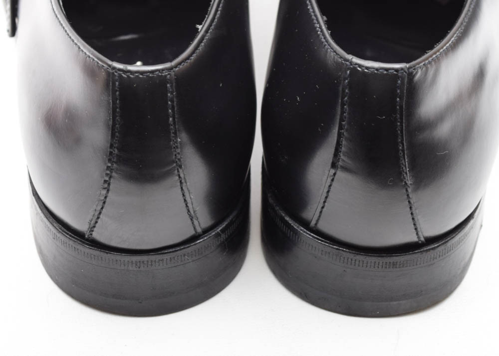 Men's Prada Monk Strap and Buckle Loafers