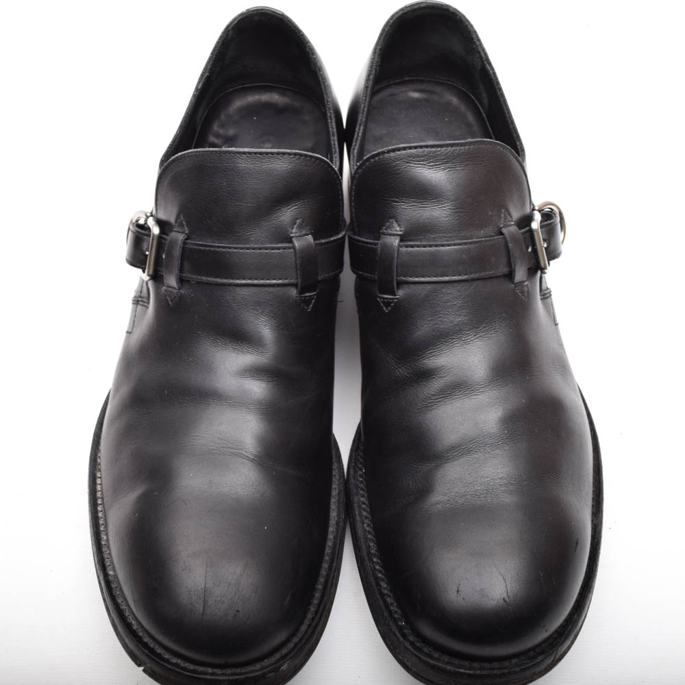 Men's Prada Monk Strap and Buckle Loafers