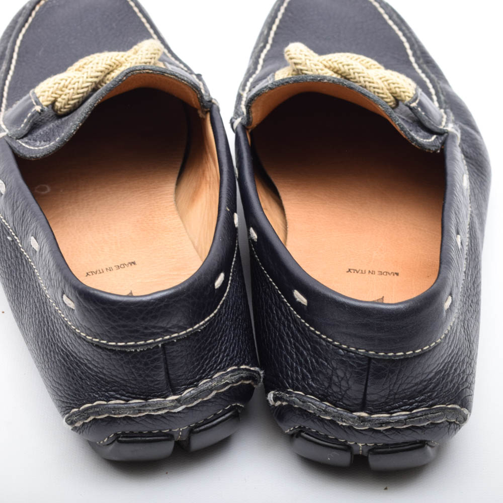 Men's Prada Navy Driving Shoes