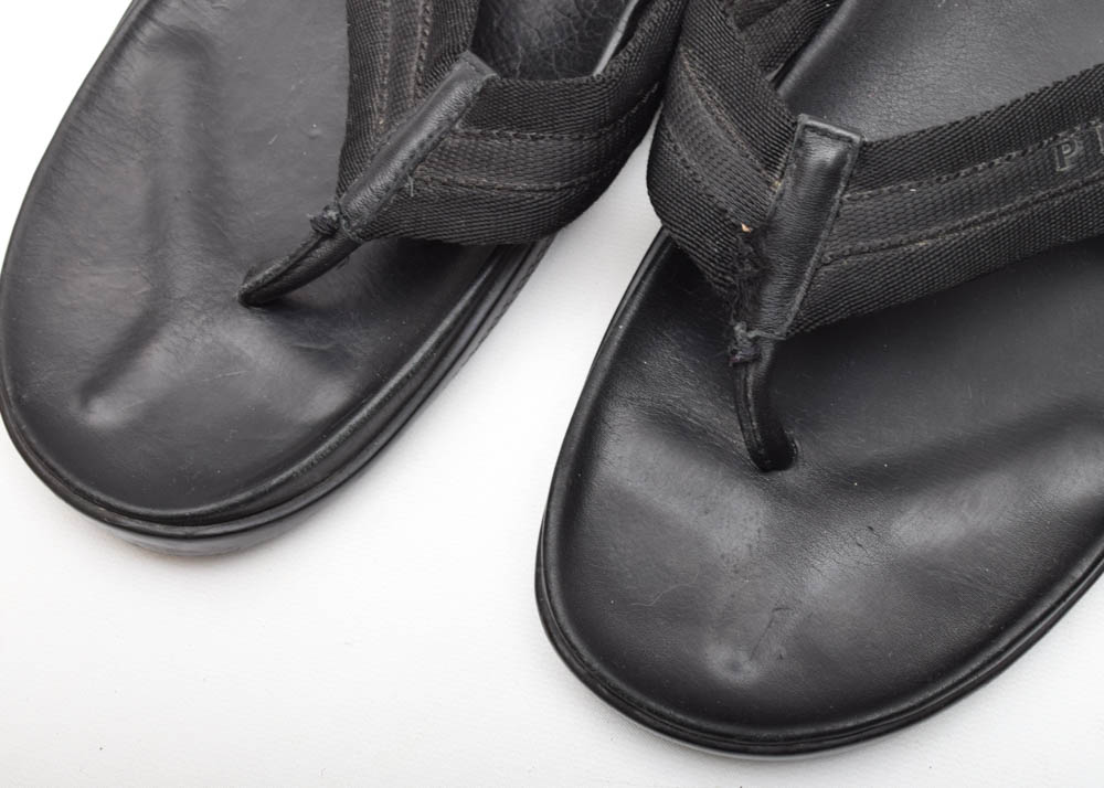 Men's Prada Leather Sandals