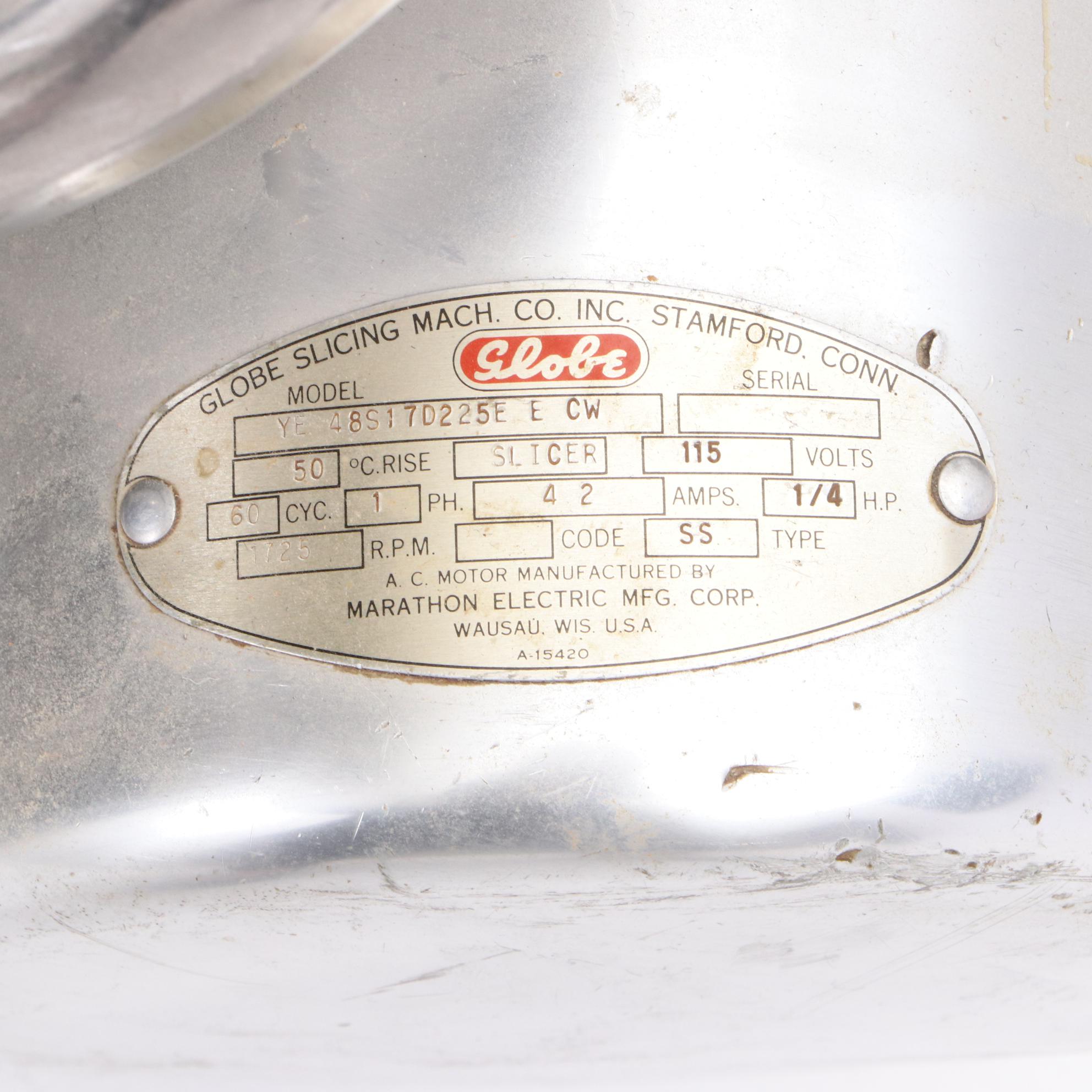 Globe Electric Meat Slicer Model 210