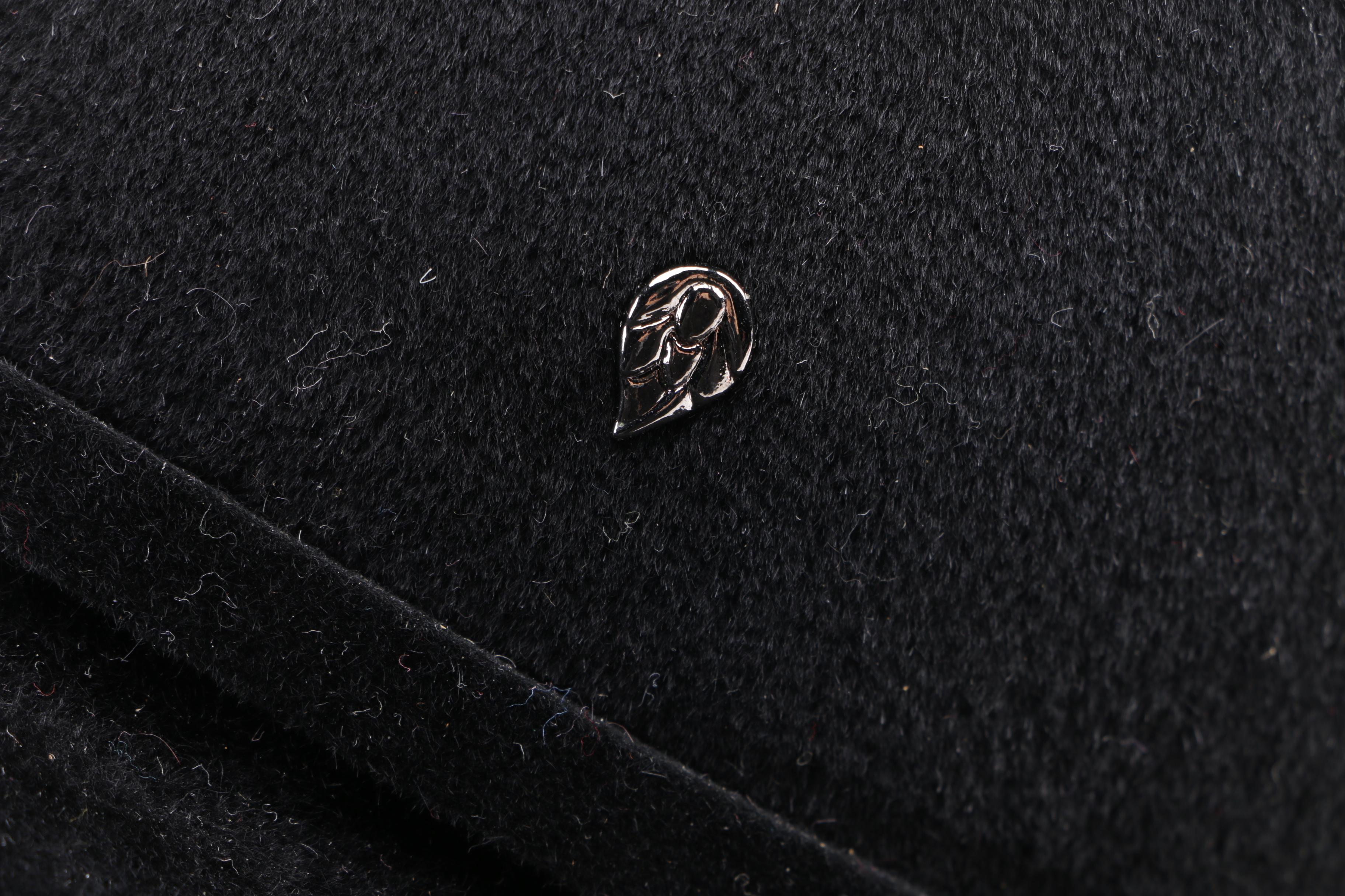 Helen Kaminski and Lord & Taylor Black Felted Rabbit Fur Wide Brim Hats