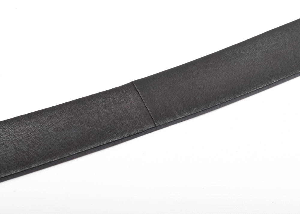 Men's Prada Black Leather Belt