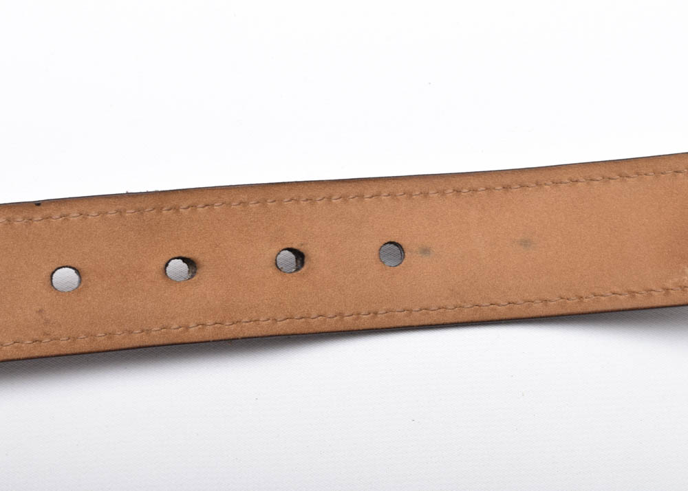 Men's Prada Black Leather Belt