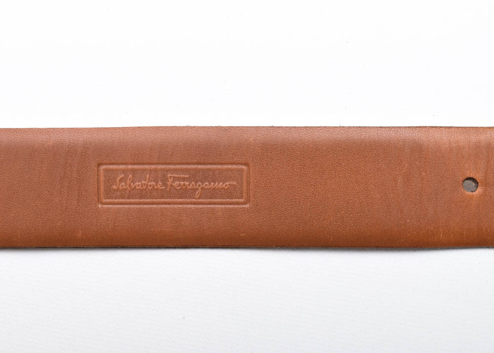 Men's Salvatore Ferragamo Leather Belt