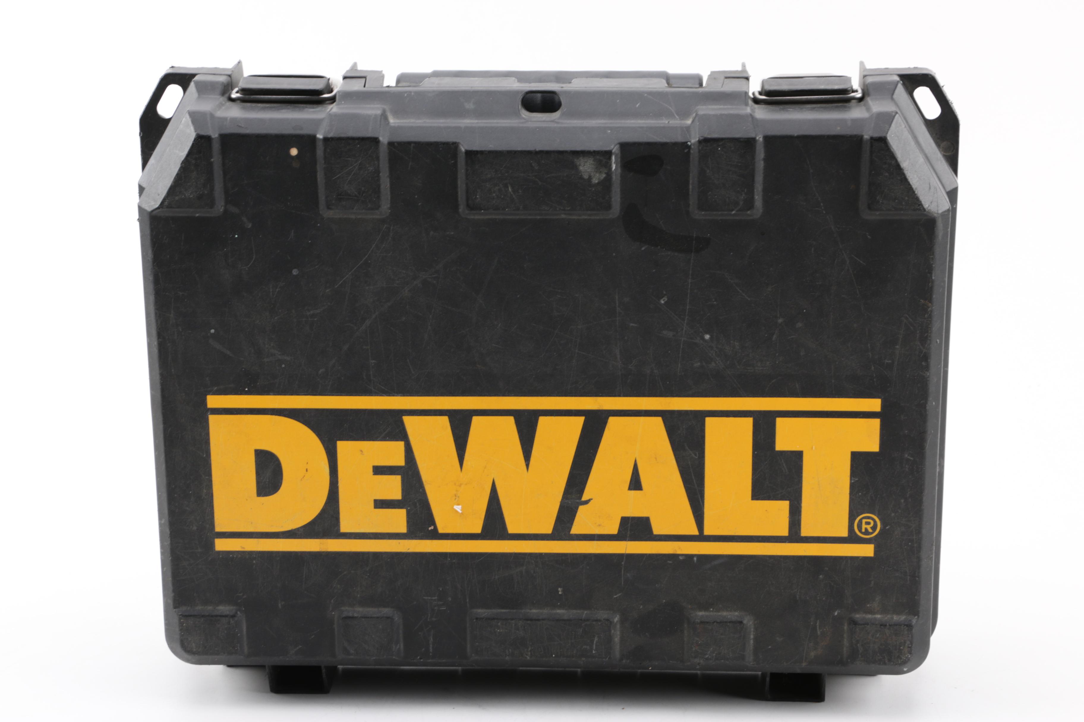 Dewalt Drill and Black+Decker Jig Saw with Drill Bit Sharpener