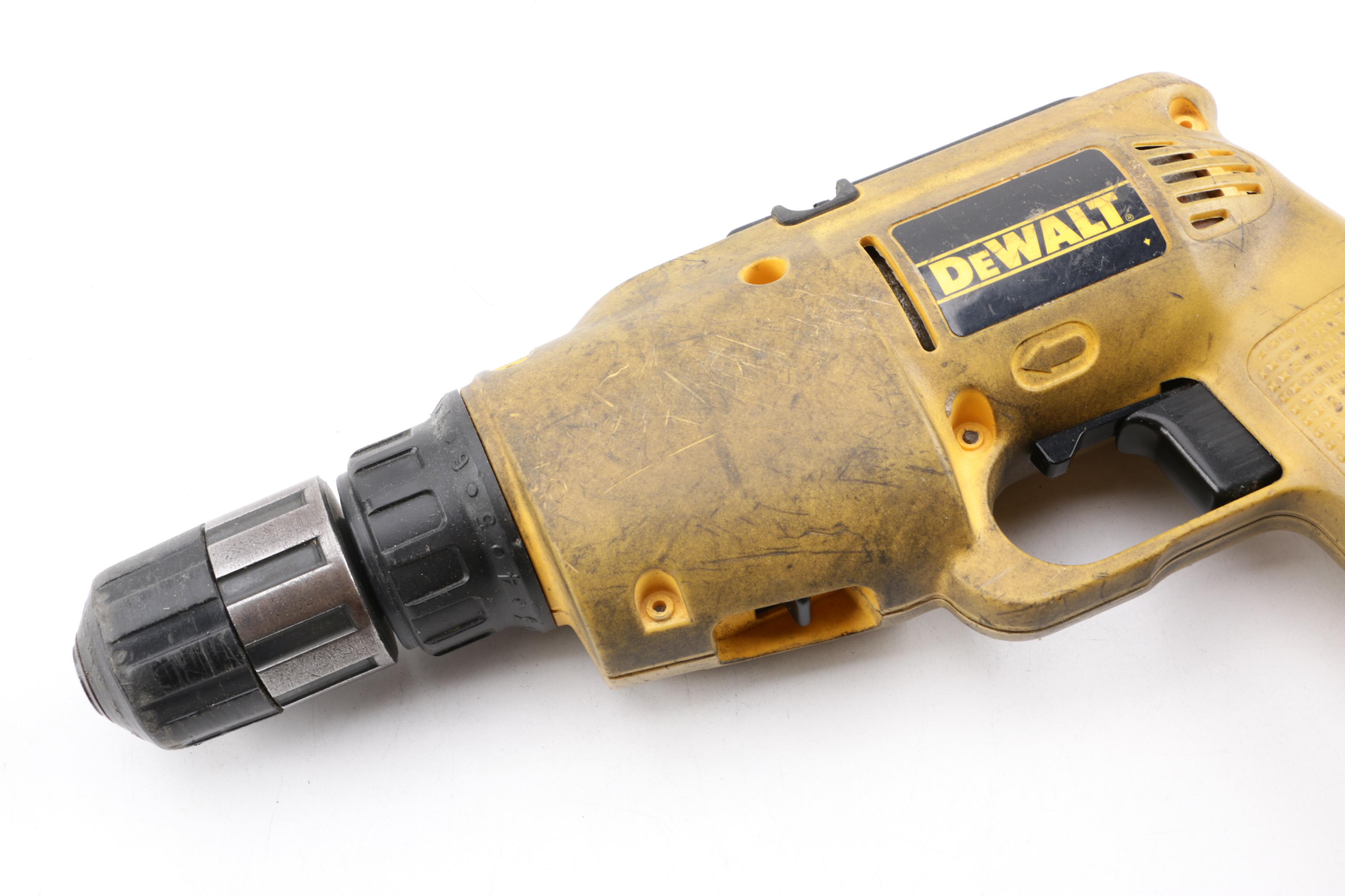 Dewalt Drill and Black+Decker Jig Saw with Drill Bit Sharpener