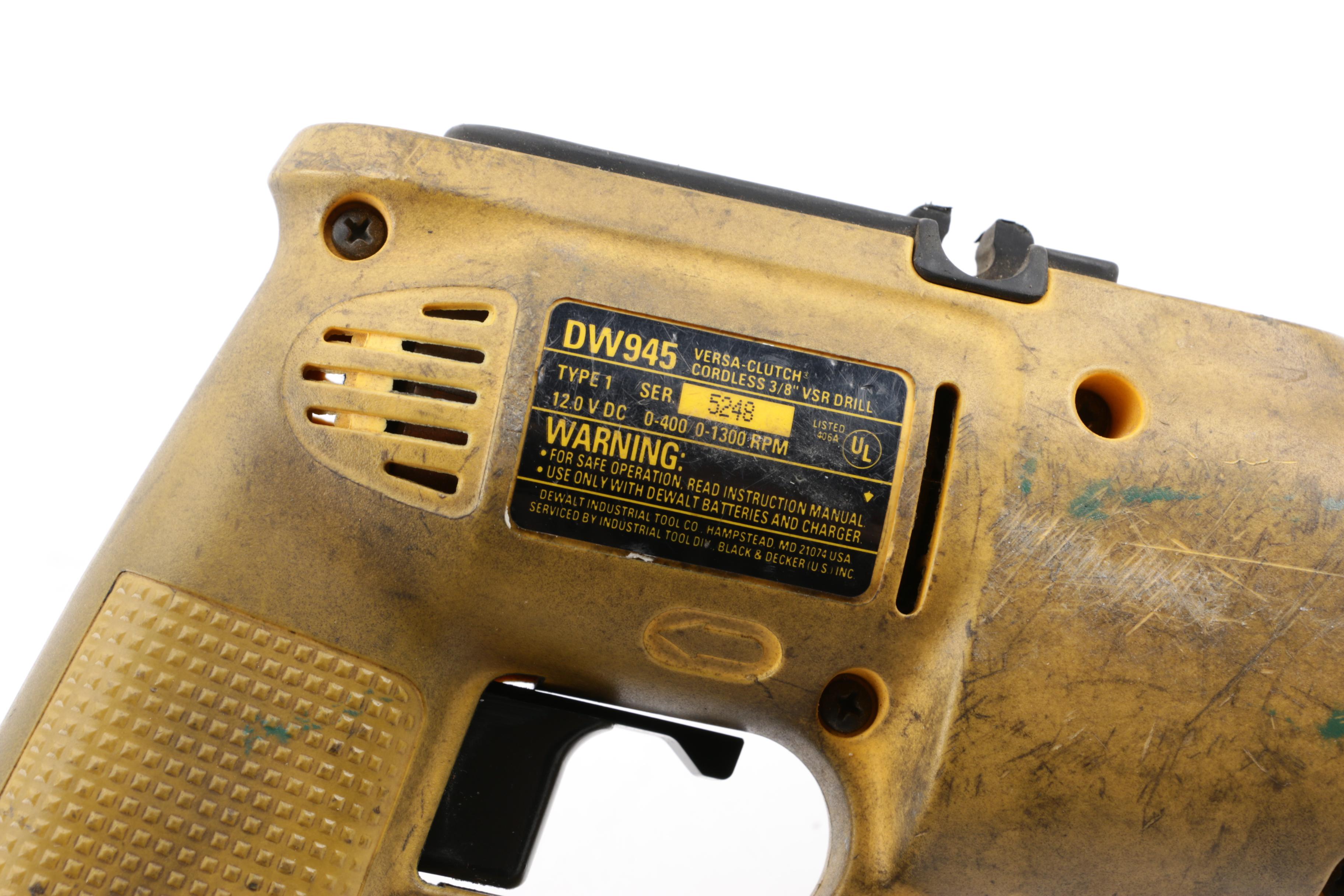 Dewalt Drill and Black+Decker Jig Saw with Drill Bit Sharpener