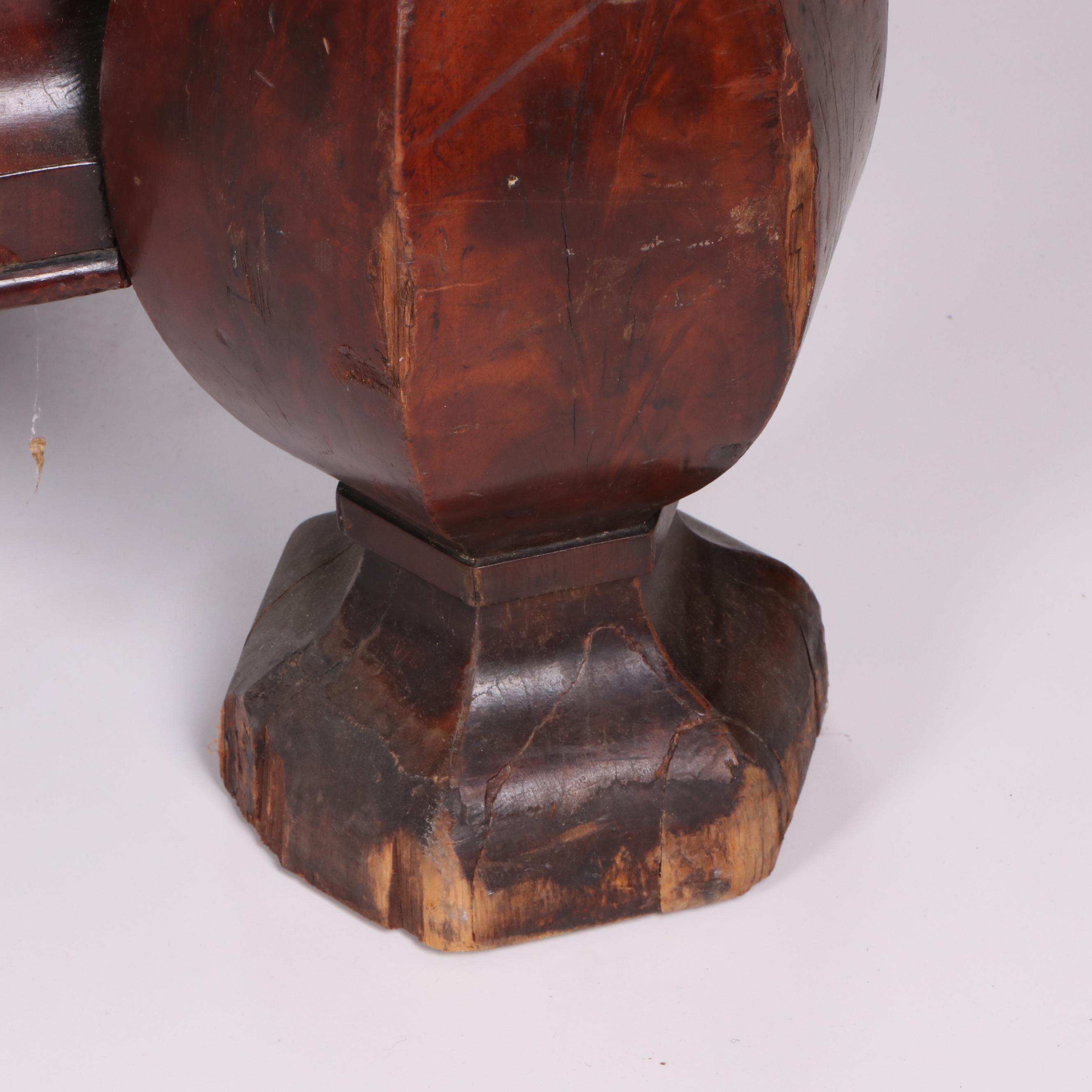 American Empire Mahogany Frame Upholstered Sofa, Mid-19th Century