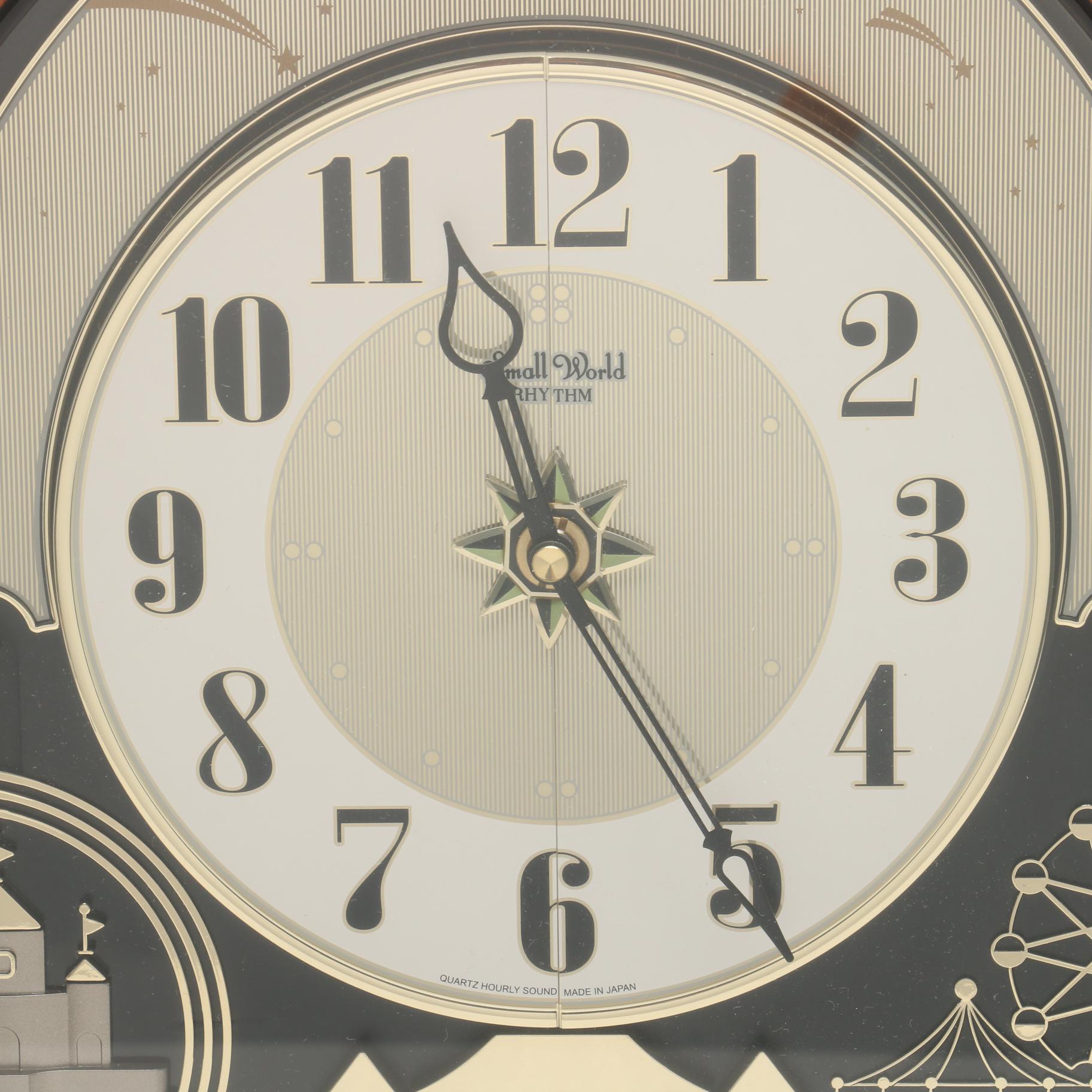 Rhythm "Small World" Musical Wall Clock