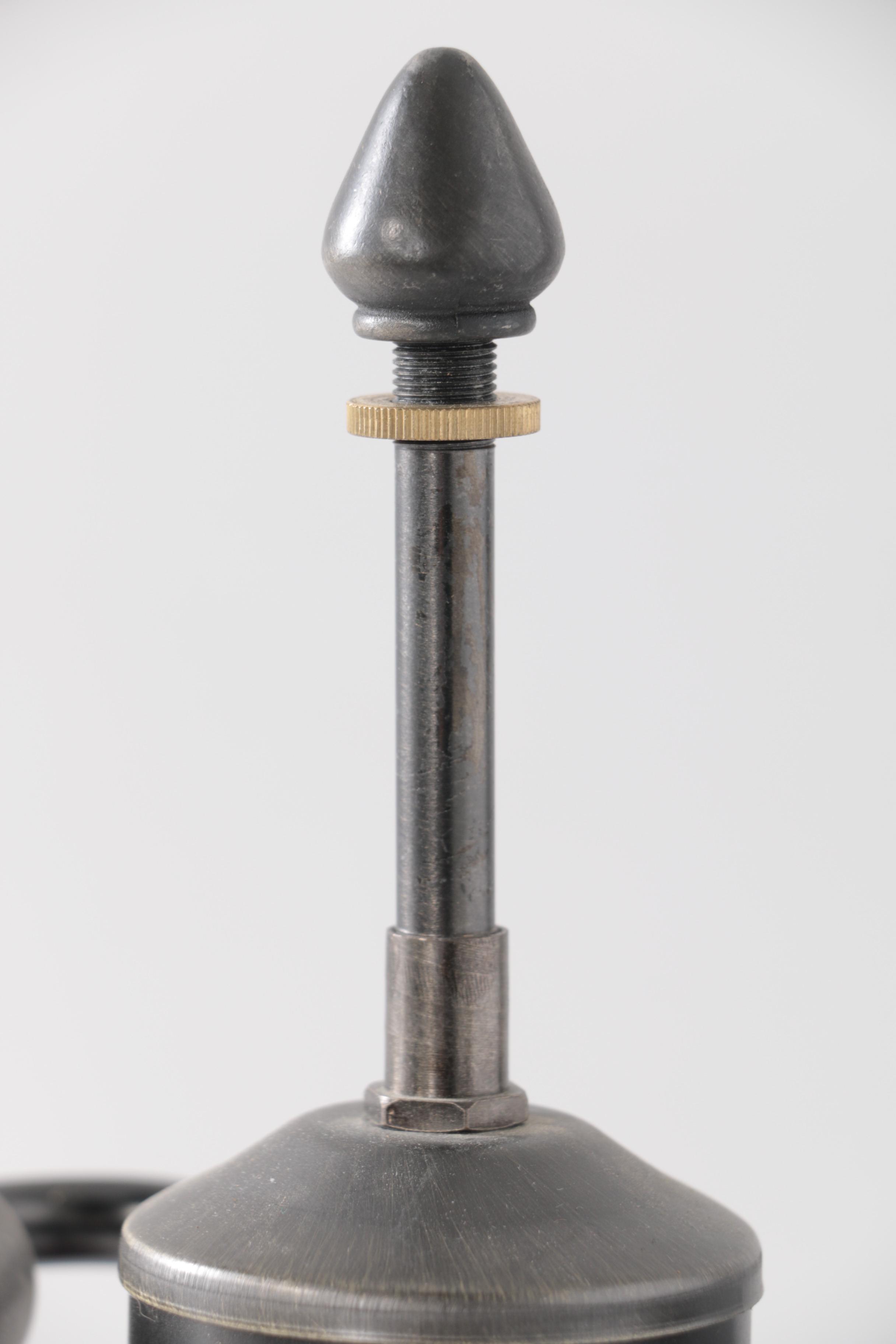 Dale Tiffany Craftsman Style Slag and Stained Glass Table Lamp