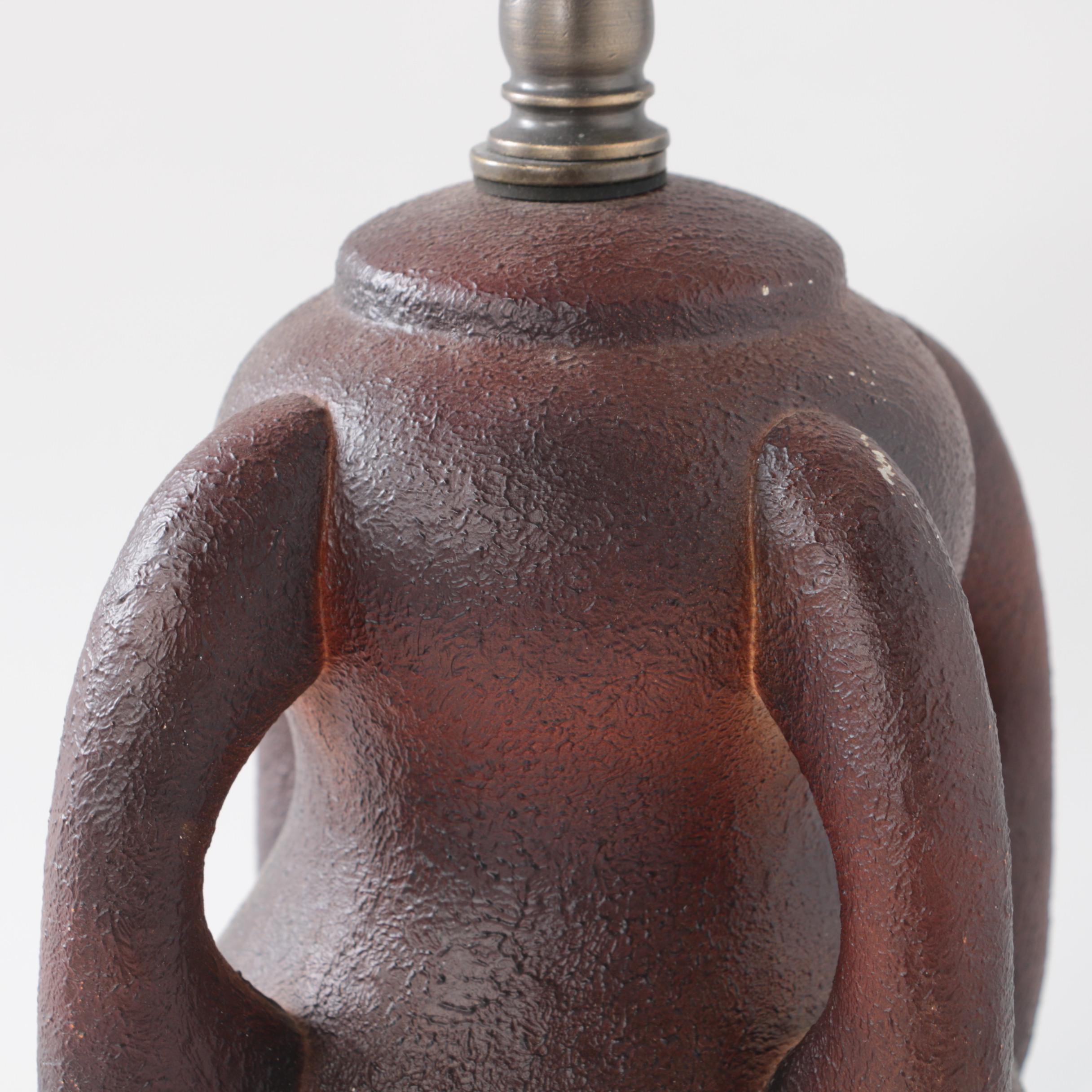 Dale Tiffany Craftsman Style Slag and Stained Glass Table Lamp