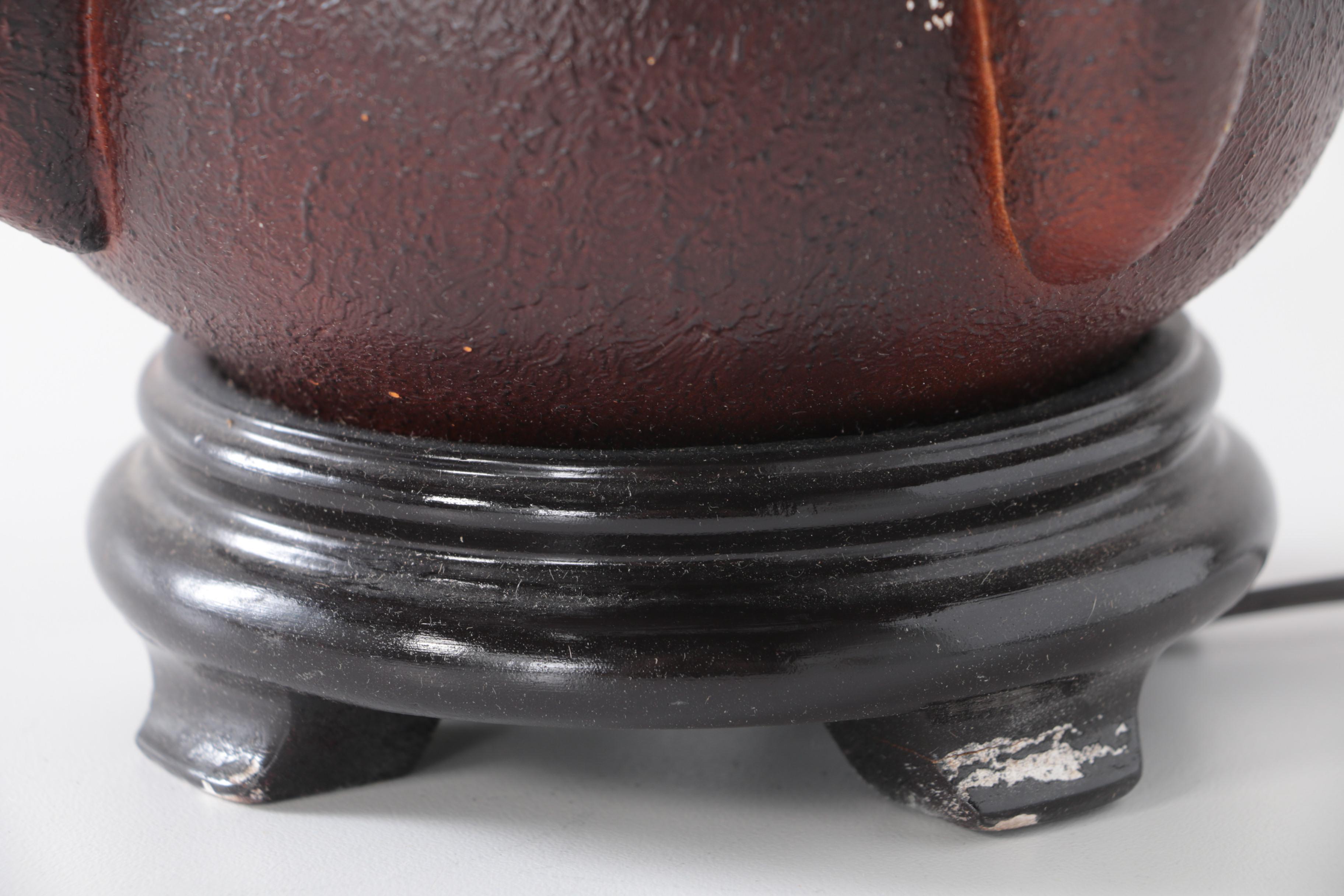 Dale Tiffany Craftsman Style Slag and Stained Glass Table Lamp