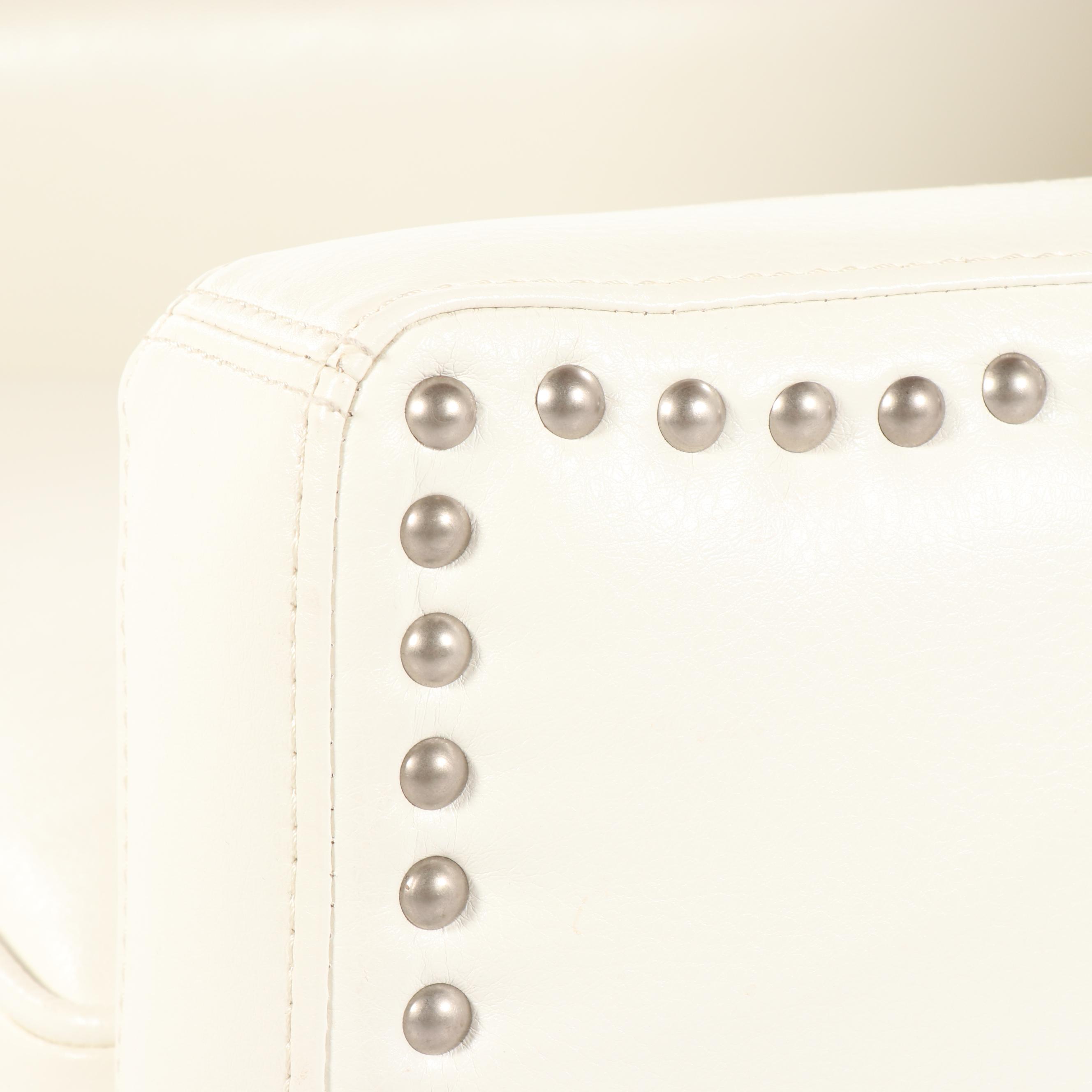Faux Leather Upholstered Wingback Chairs by Haining Shuyou, 21st Century