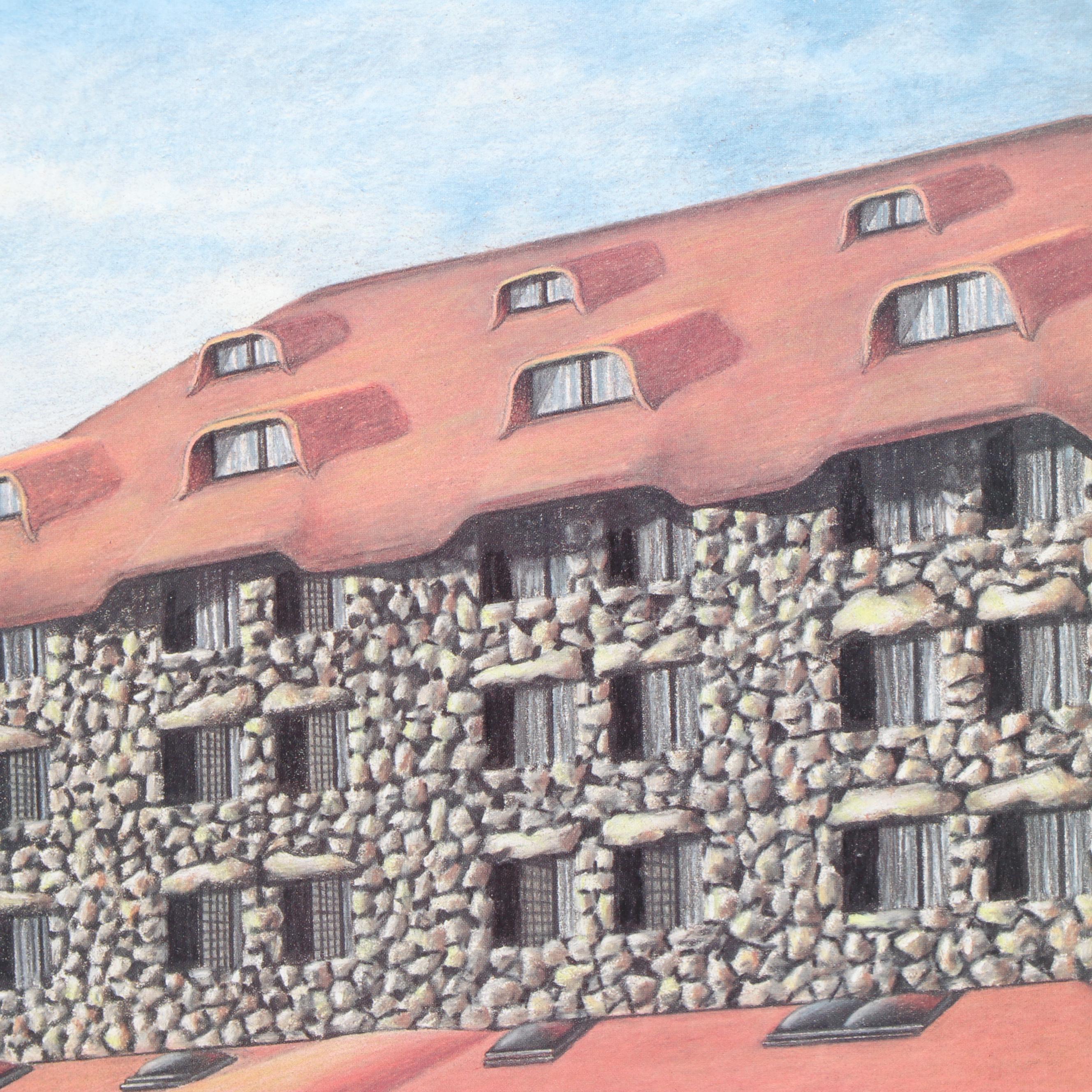 Teresa Pennington Limited Edition Offset Lithograph "Spring at Grove Park"