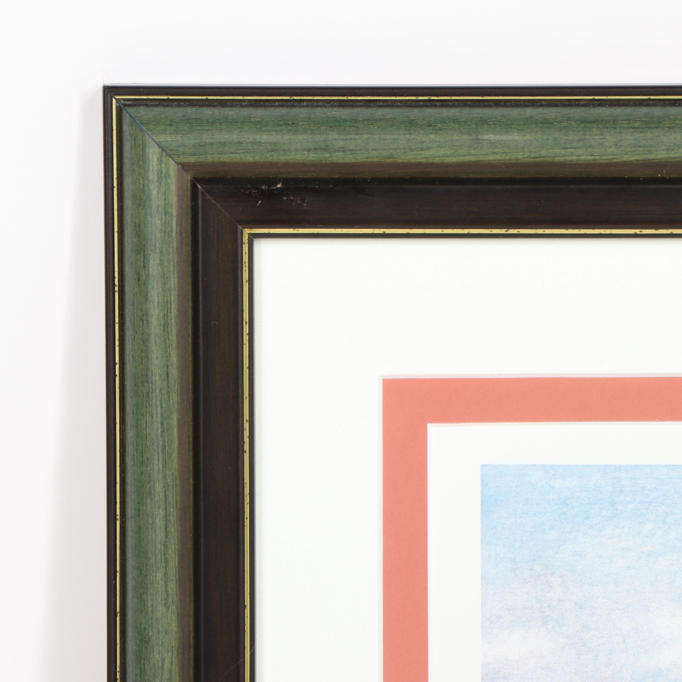 Teresa Pennington Limited Edition Offset Lithograph "Spring at Grove Park"