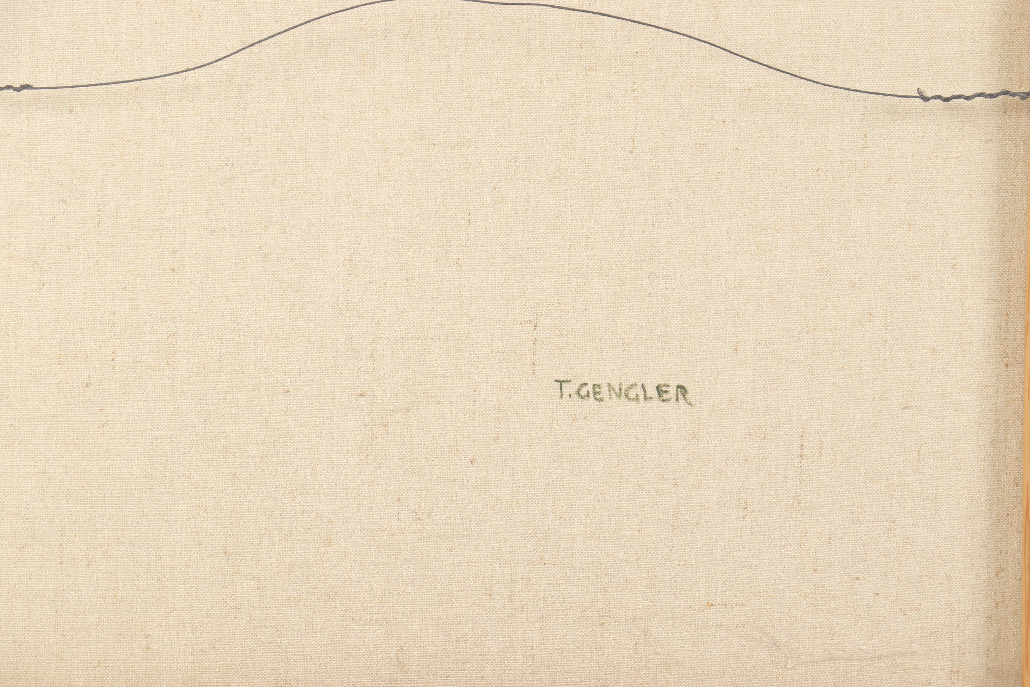 Thomas Gengler Oil Painting of Nude Bathers