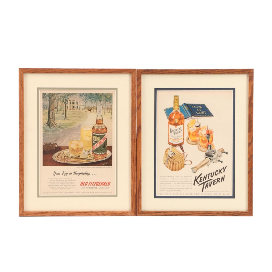 Vintage Ads from Time and Life Magazines for Bourbon