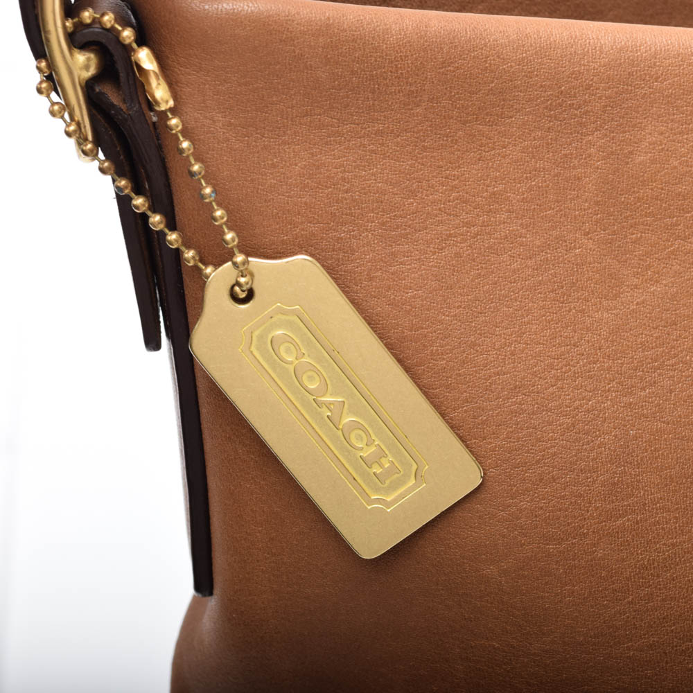 Coach Tan Leather Bucket Bag