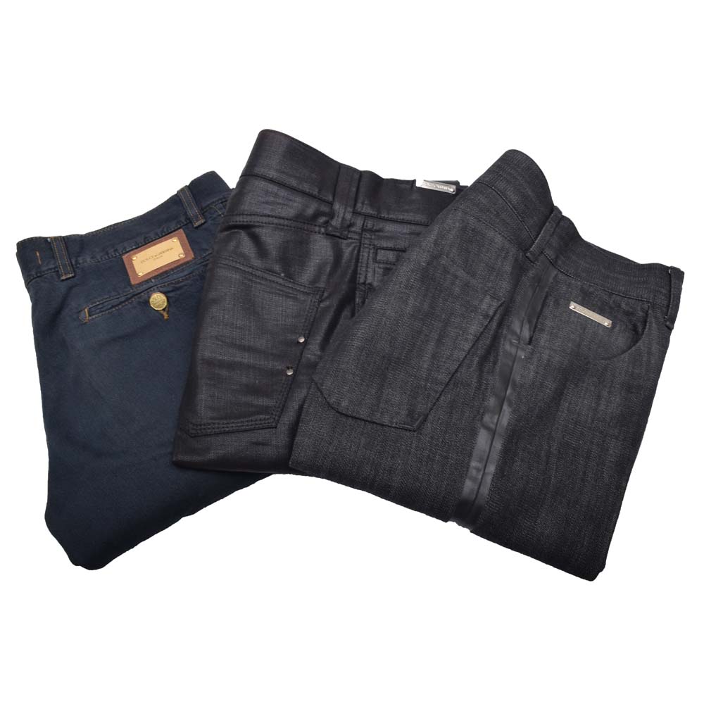 Men's Dolce & Gabbana Five Pocket Jeans