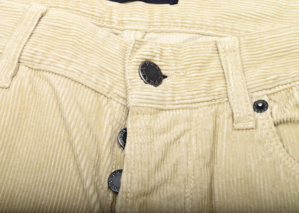 Men's Prada Five Pocket Corduroy Pants