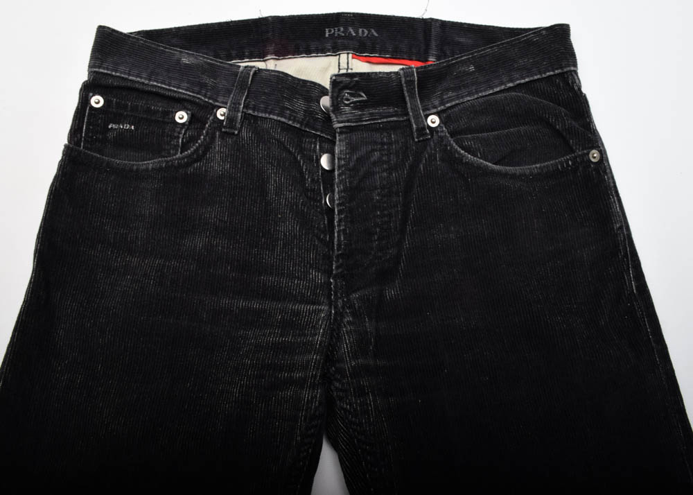 Men's Prada Five Pocket Corduroy Pants