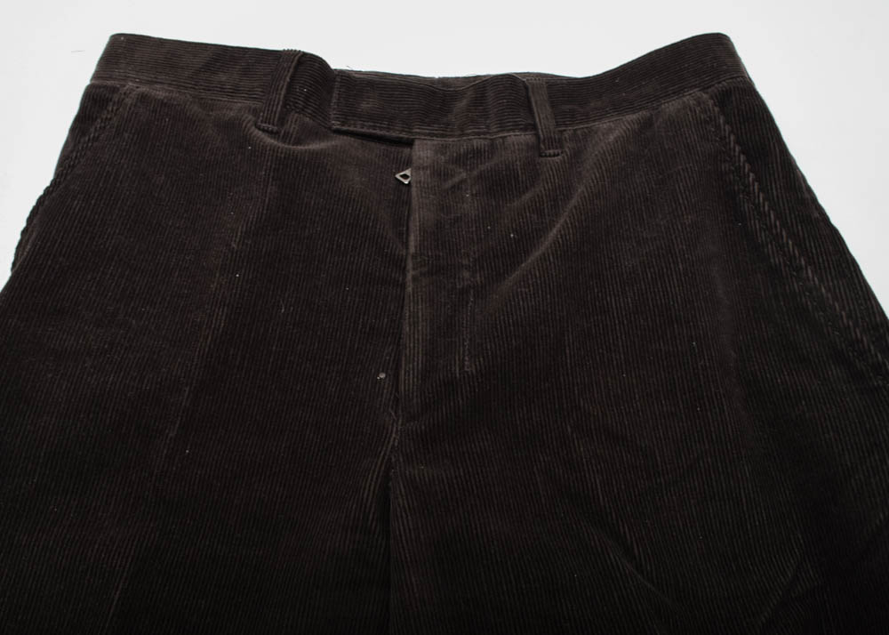 Men's Prada Corduroy and Nylon Pants