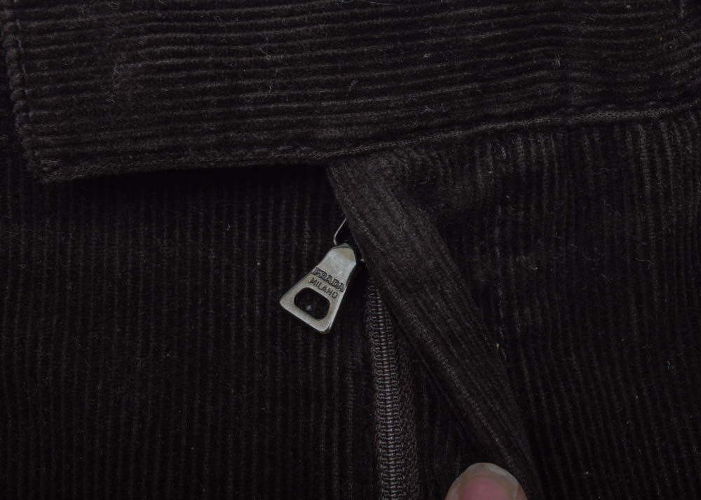 Men's Prada Corduroy and Nylon Pants