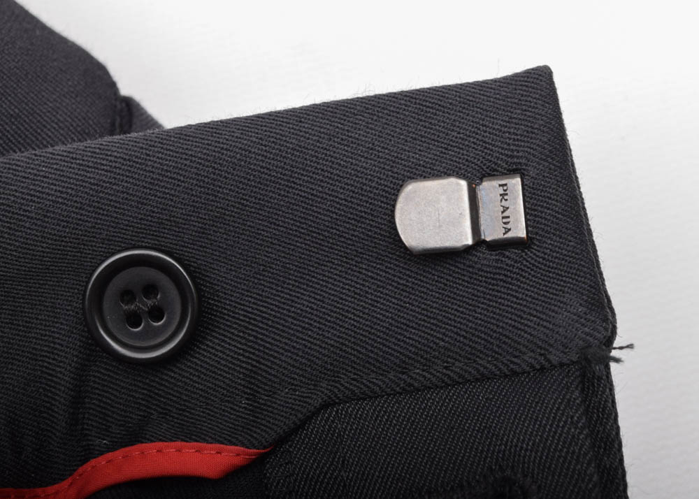 Men's Prada Corduroy and Nylon Pants