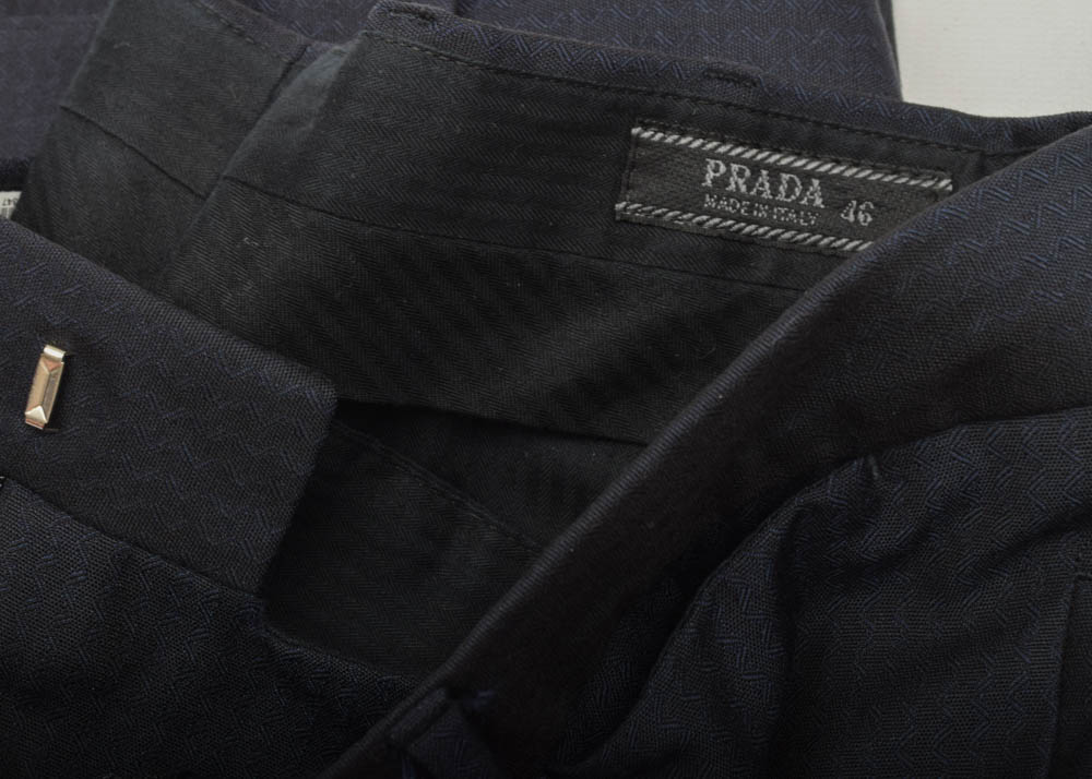 Men's Prada Wool Dress Pants, Made in Italy