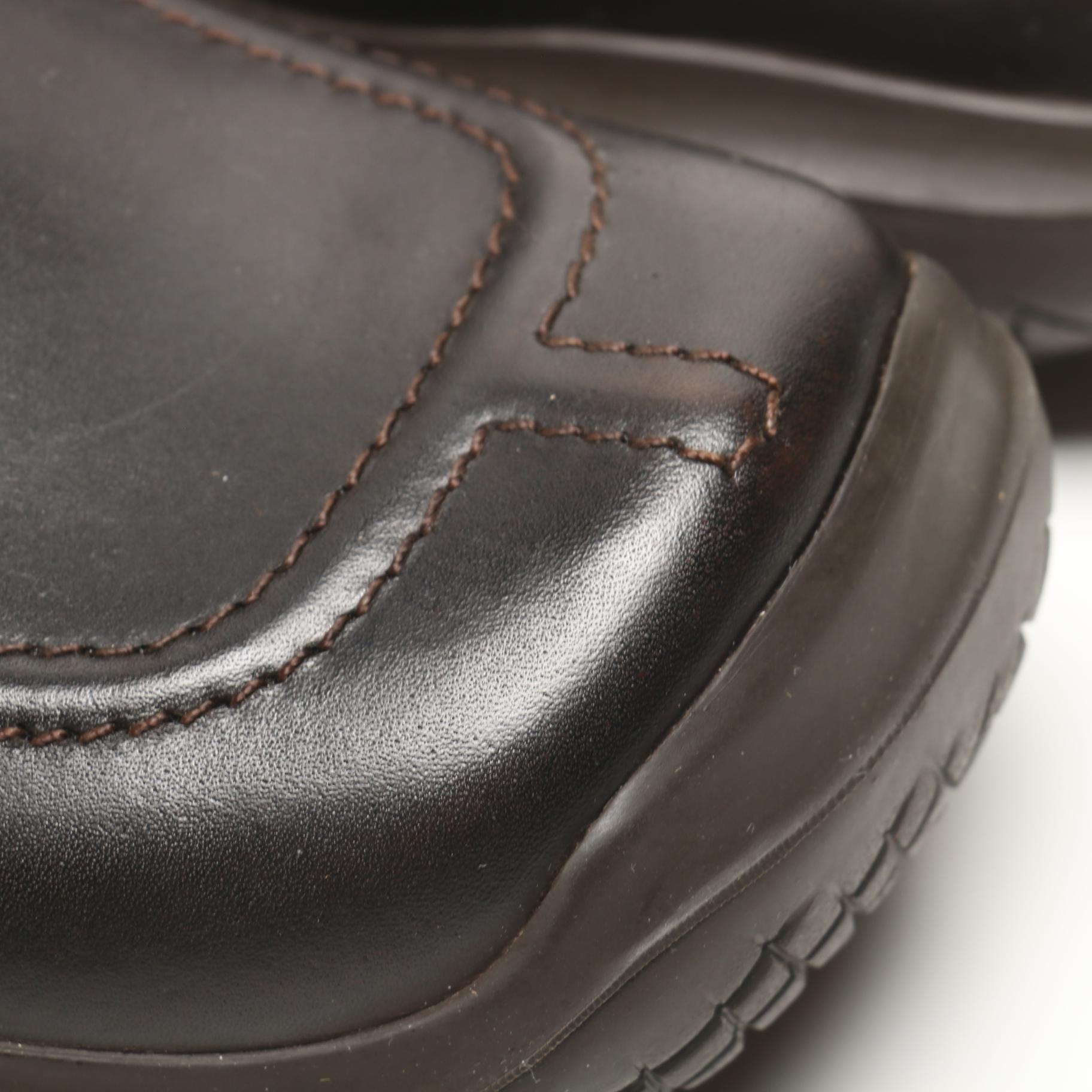 Men's Prada Leather and Salvatore Ferragamo Suede Shoes