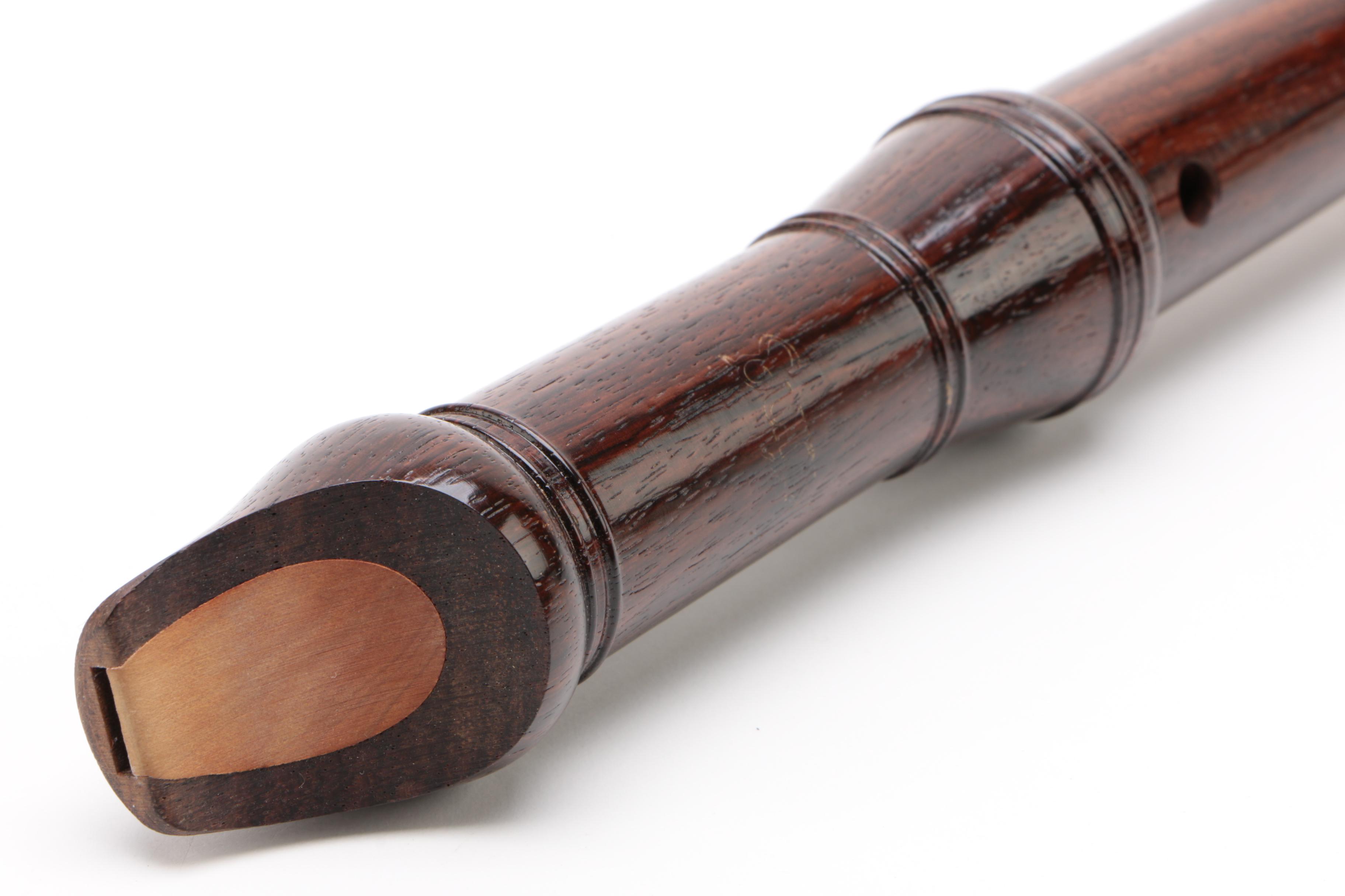 Küng Wooden Recorder with Case and Brush