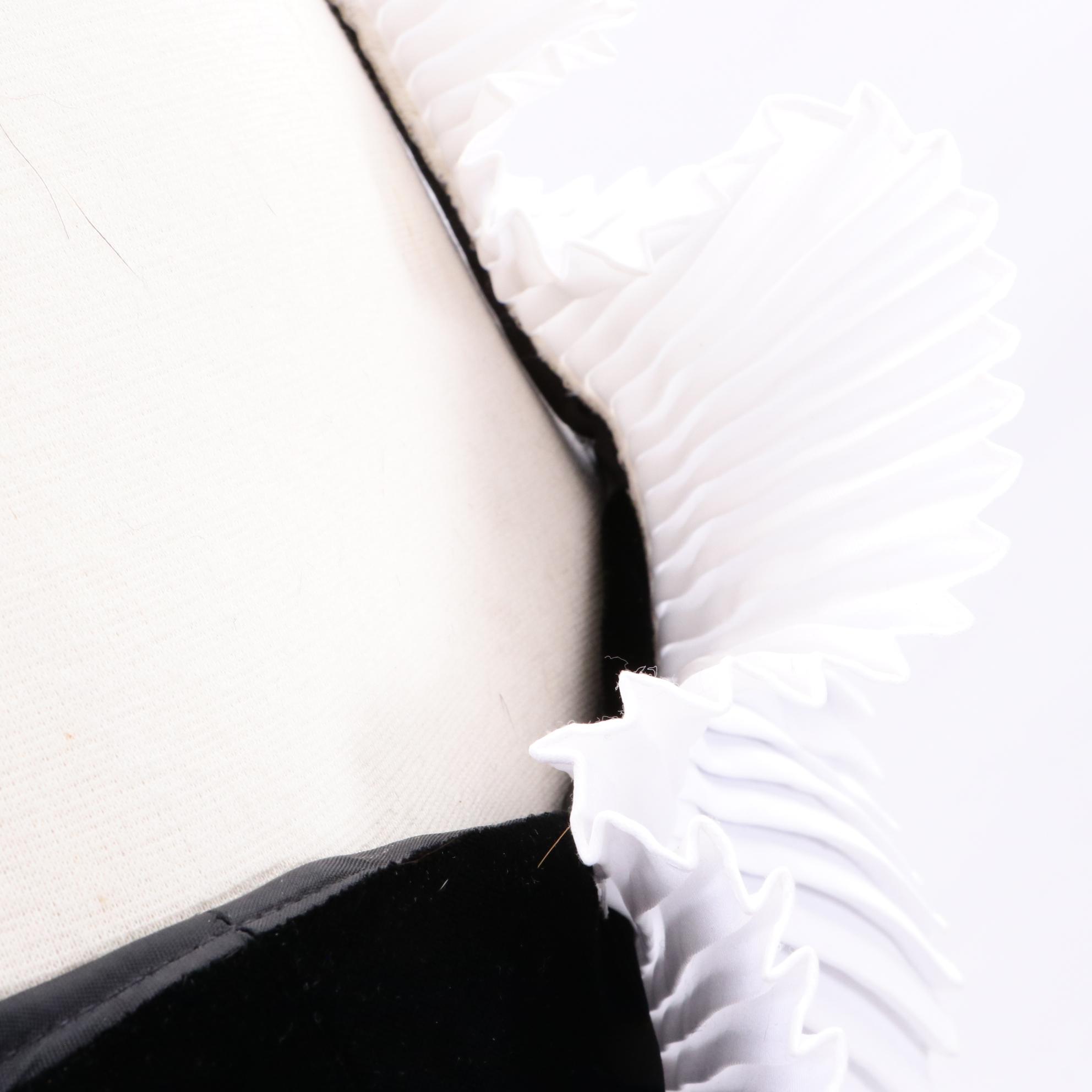 Vintage Victor Costa Black Velvet One-Shoulder Evening Dress from Gidding Jenny