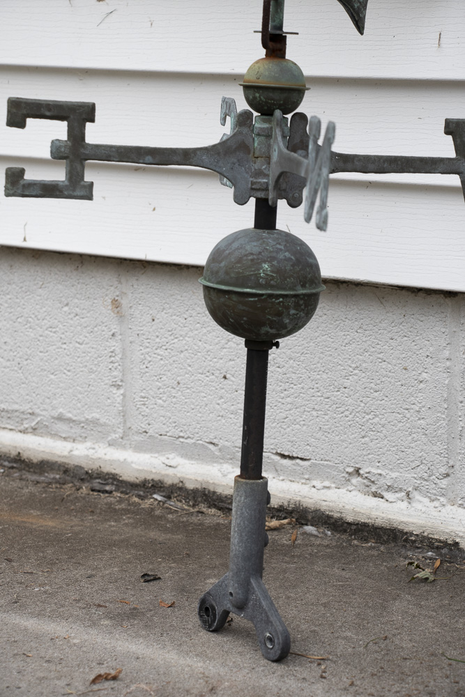 Eagle Catching Fish Weather Vane