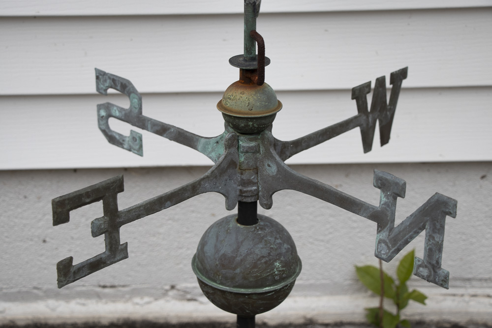 Eagle Catching Fish Weather Vane