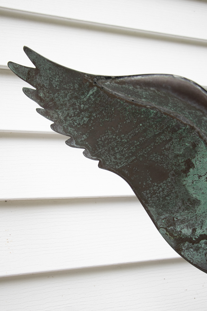 Eagle Catching Fish Weather Vane