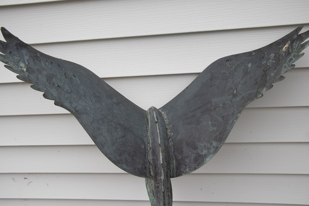 Eagle Catching Fish Weather Vane