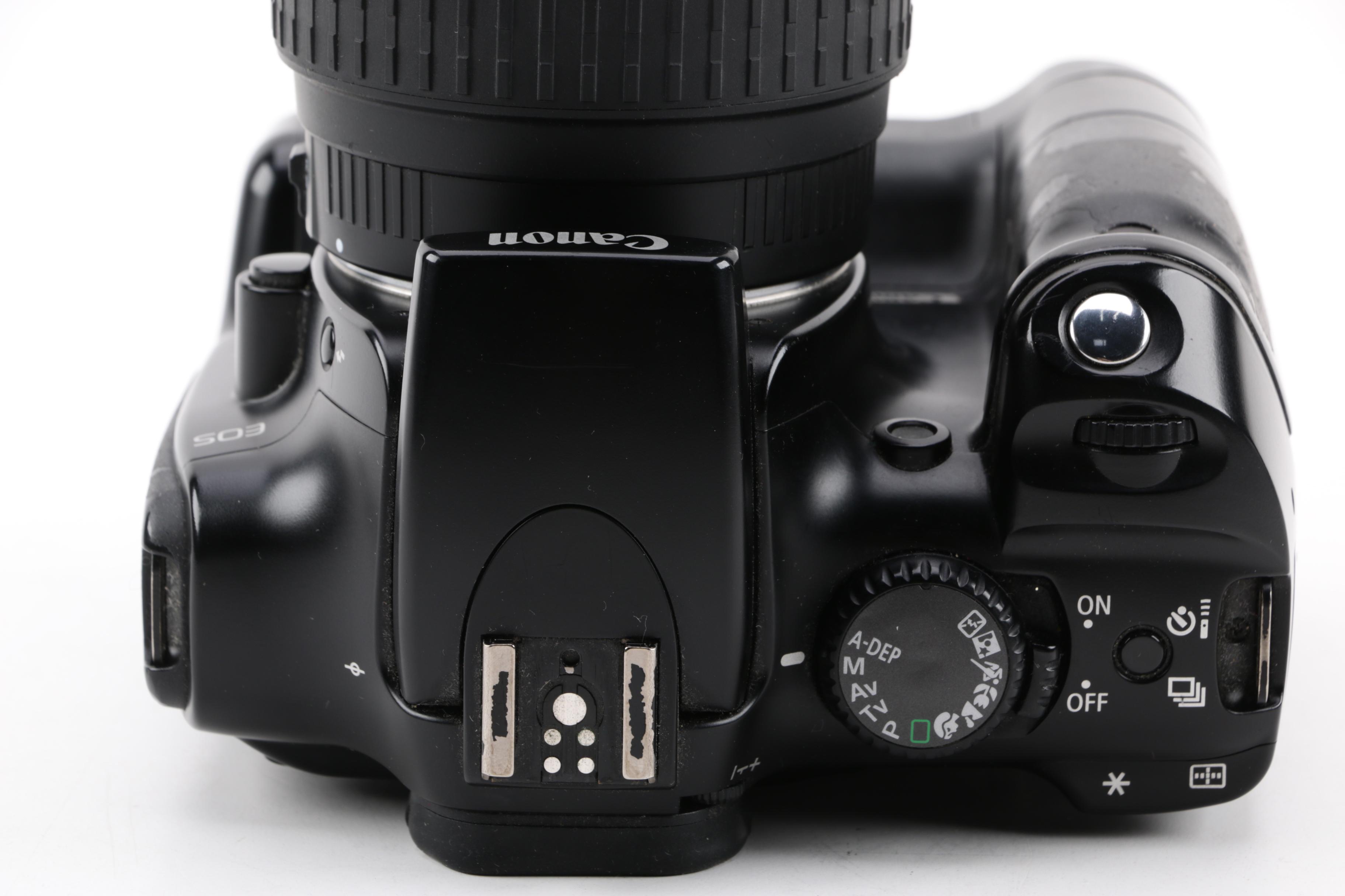 Canon EOS 300D Digital SLR Camera with Sigma Macro Lens and Bag