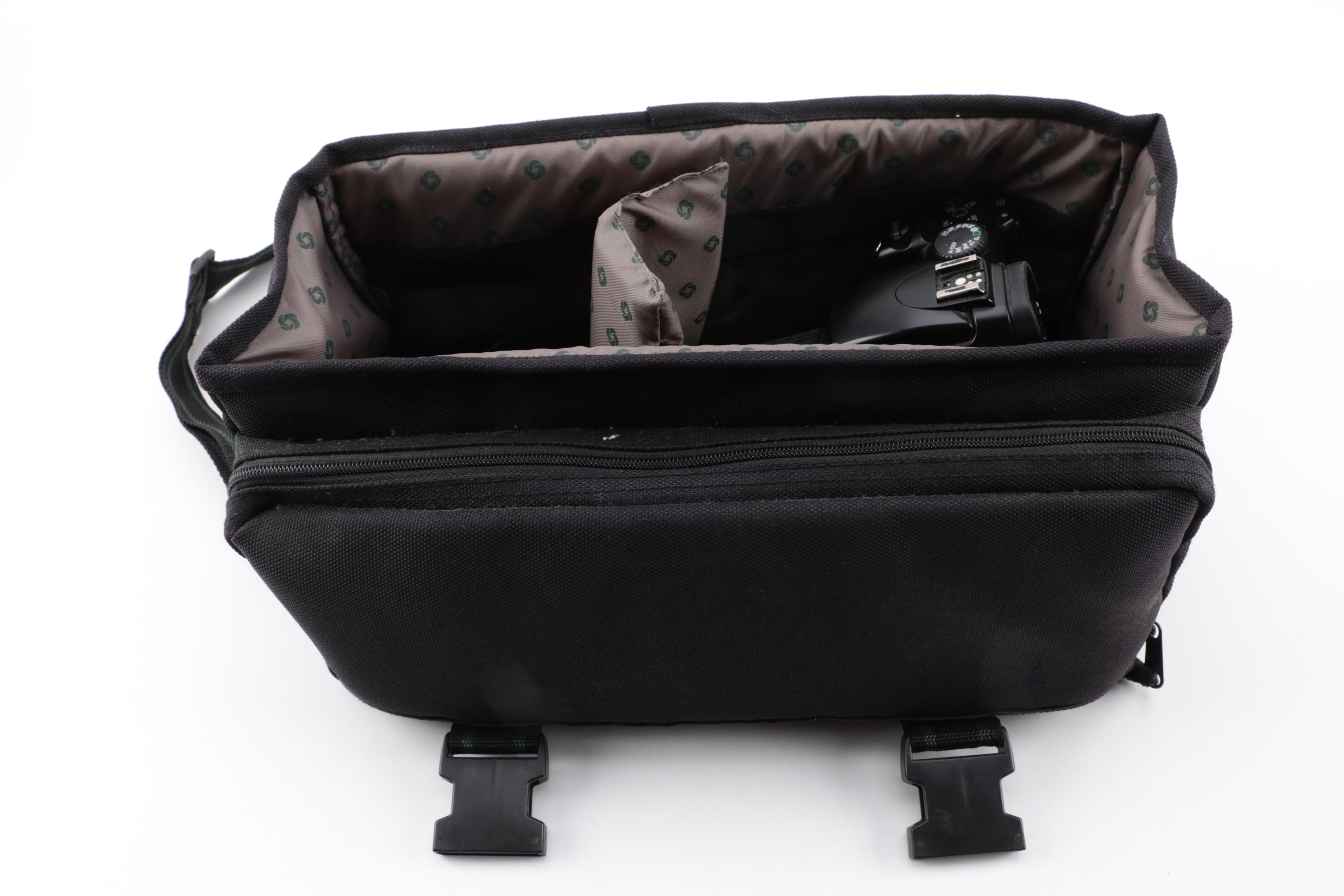 Canon EOS 300D Digital SLR Camera with Sigma Macro Lens and Bag