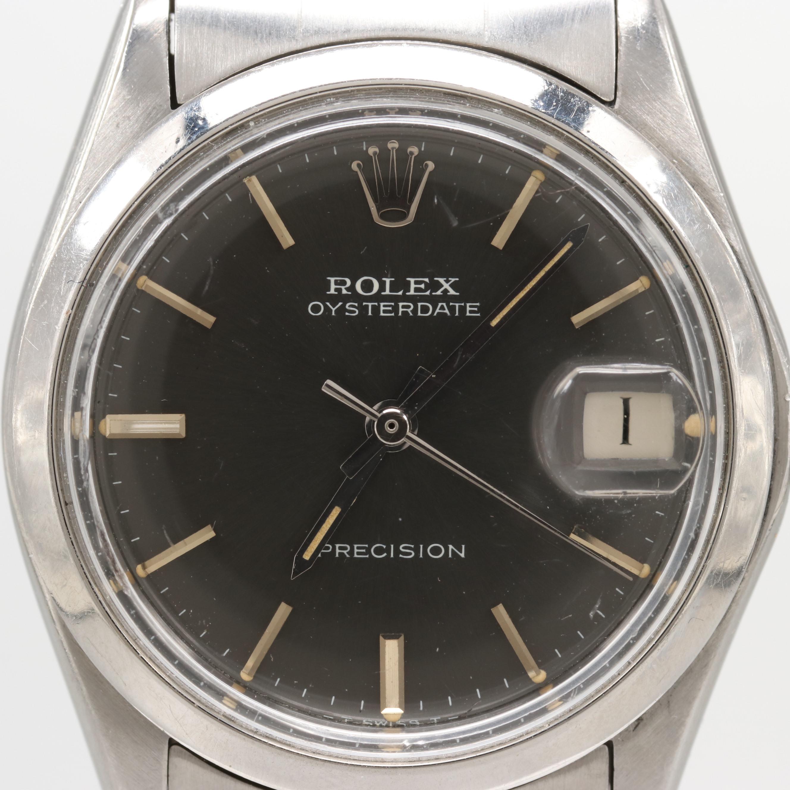 Rolex Oysterdate Stem Wind Watch 1974