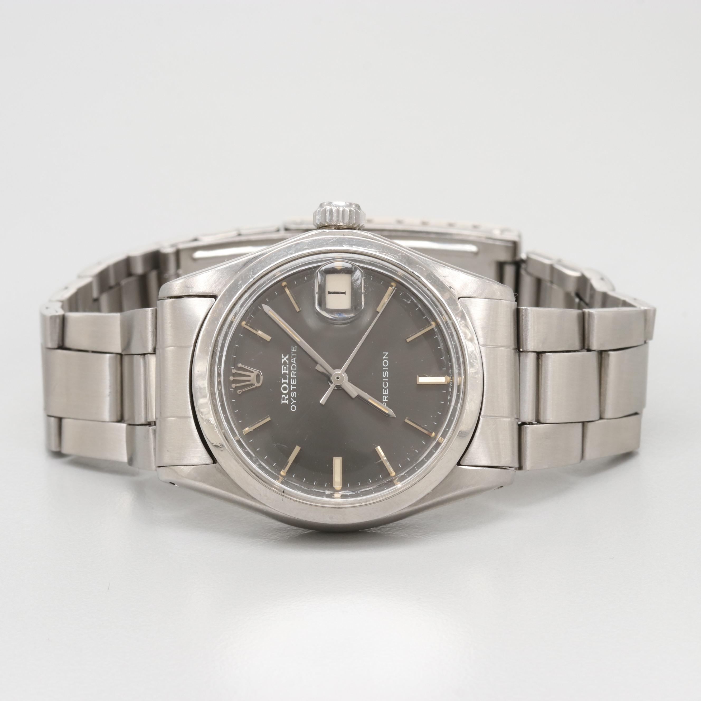 Rolex Oysterdate Stem Wind Watch 1974