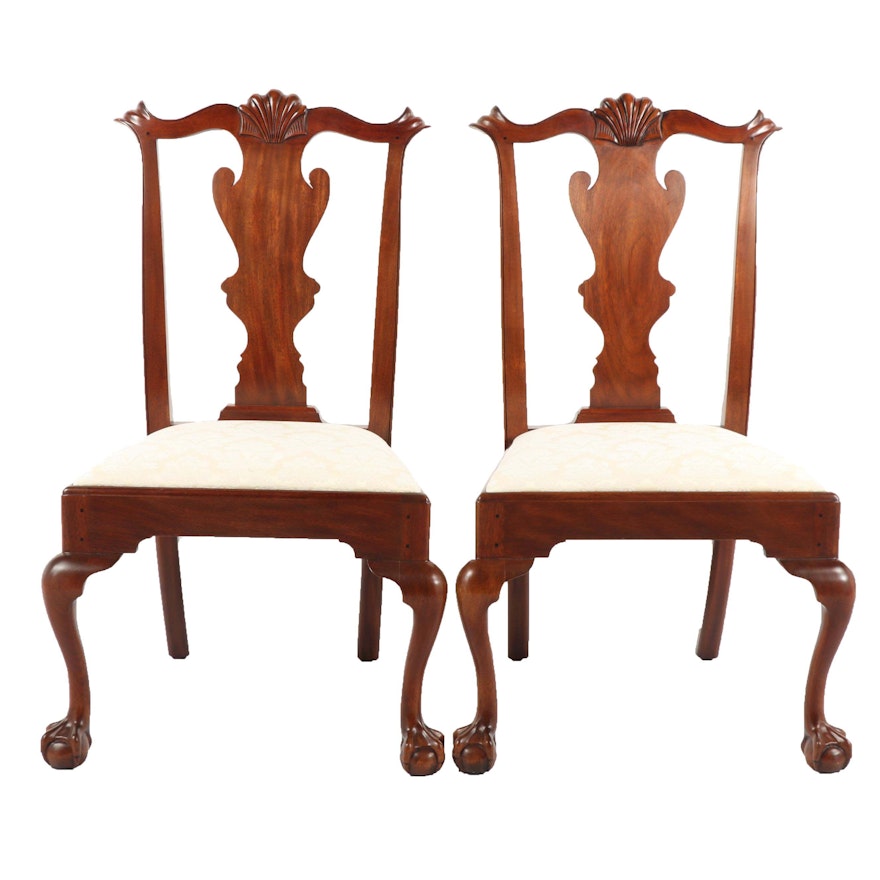 Federal Style Mahogany Dining Chairs by Henkel-Harris, Late 20th Century