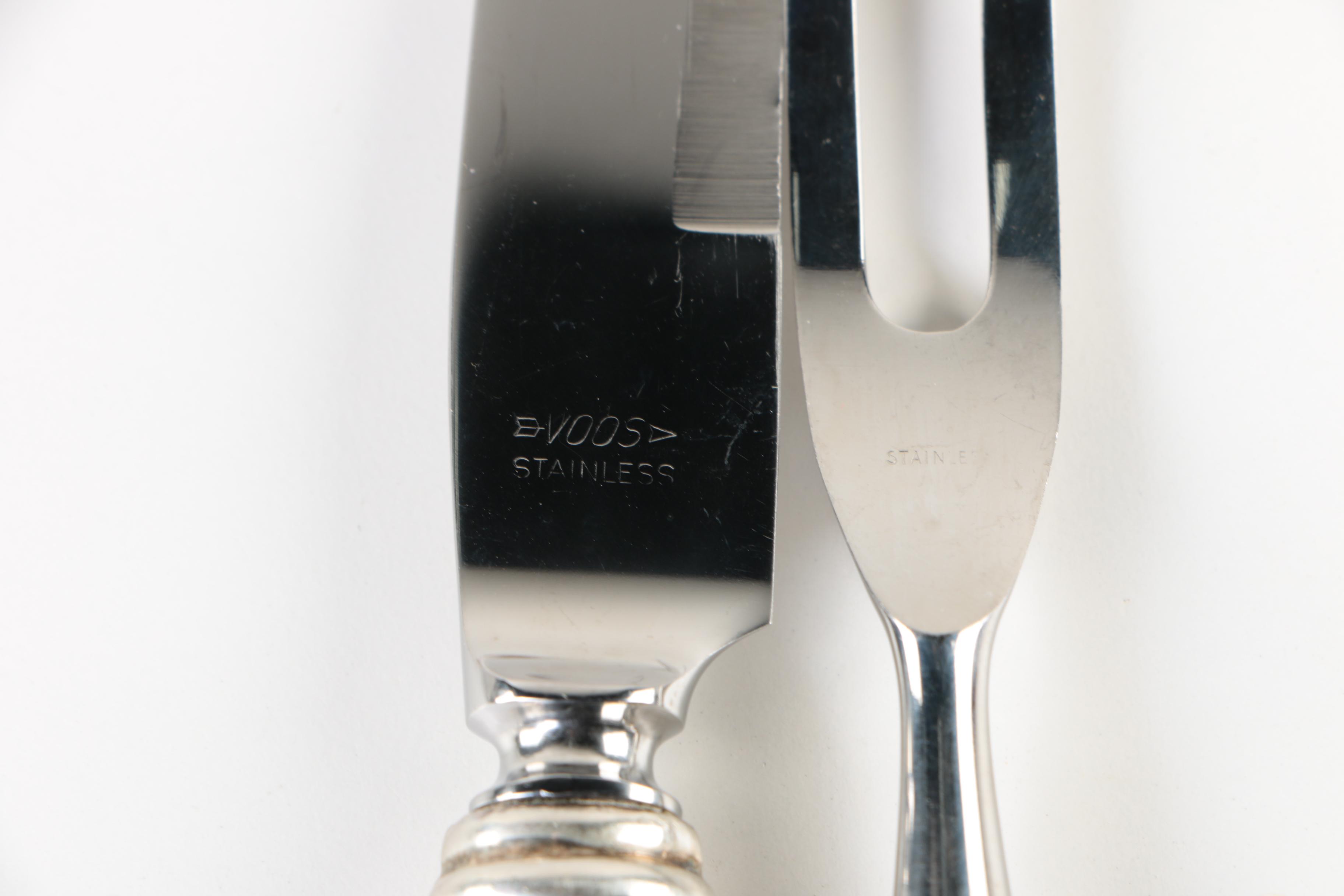 Fine Arts "Southern Colonial" Sterling Flatware Set with Chest, Mid-Century