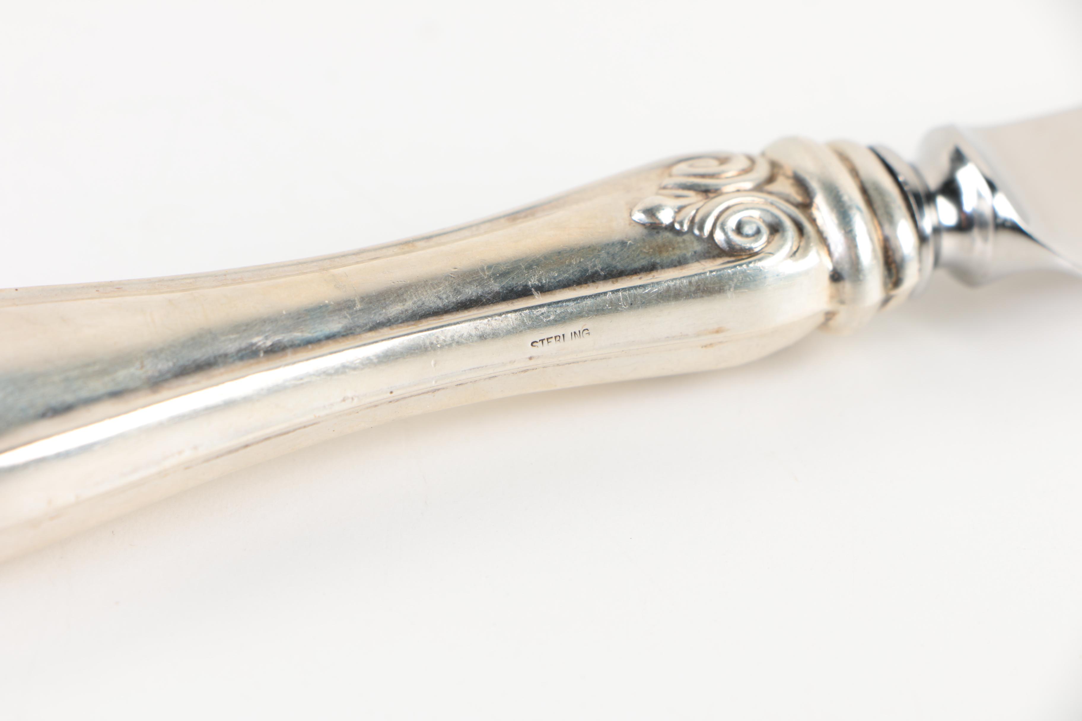 Fine Arts "Southern Colonial" Sterling Flatware Set with Chest, Mid-Century