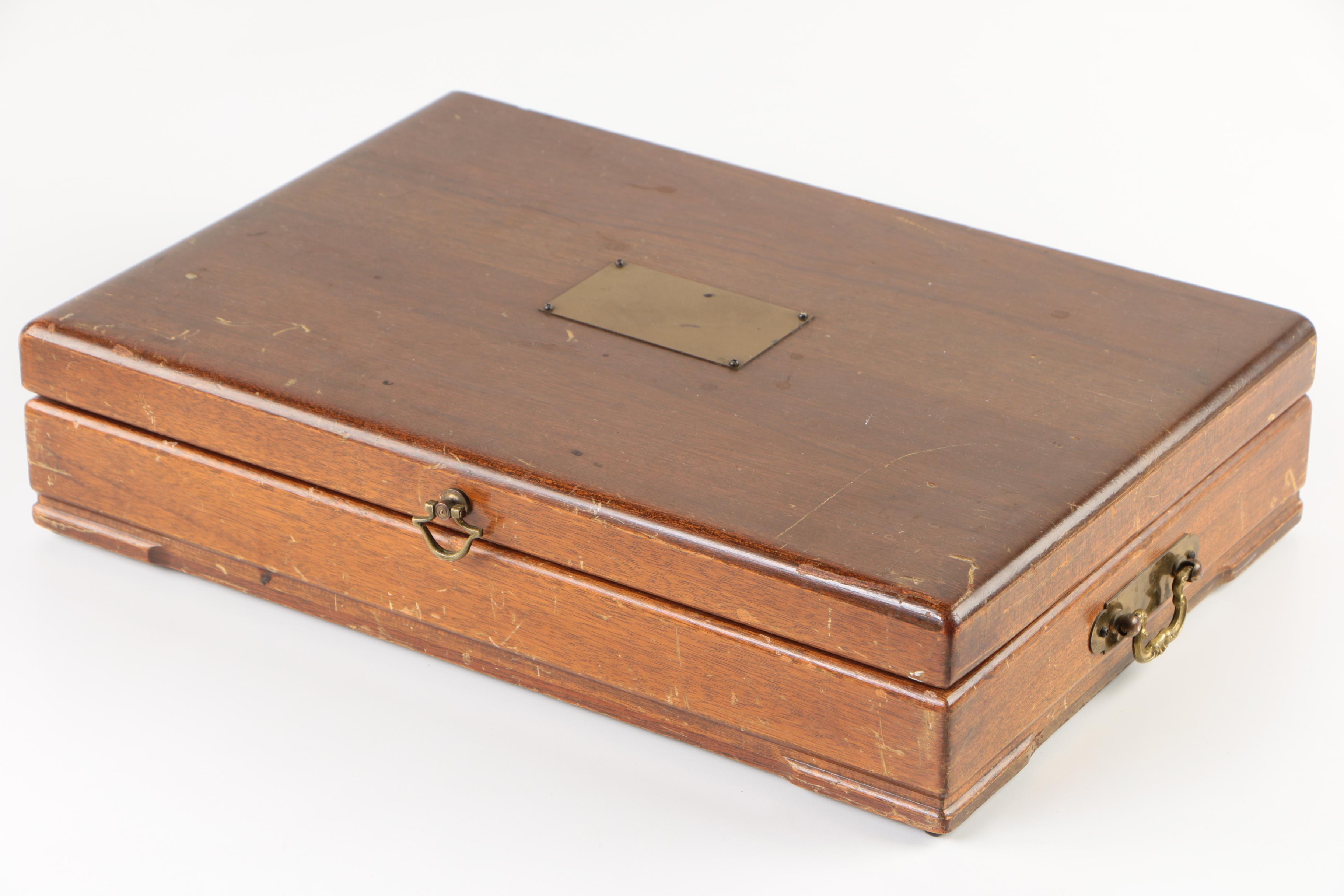 Fine Arts "Southern Colonial" Sterling Flatware Set with Chest, Mid-Century