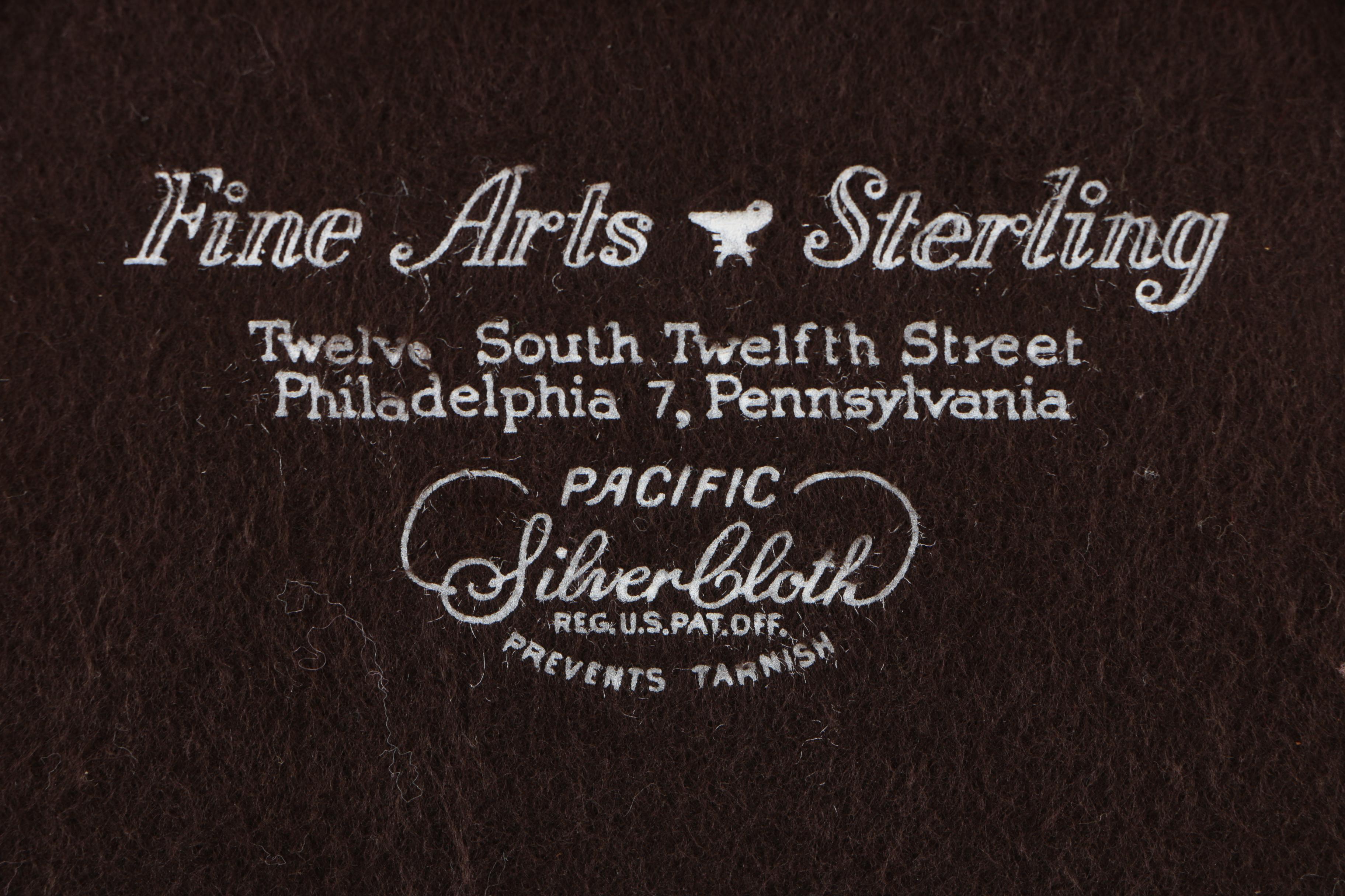 Fine Arts "Southern Colonial" Sterling Flatware Set with Chest, Mid-Century